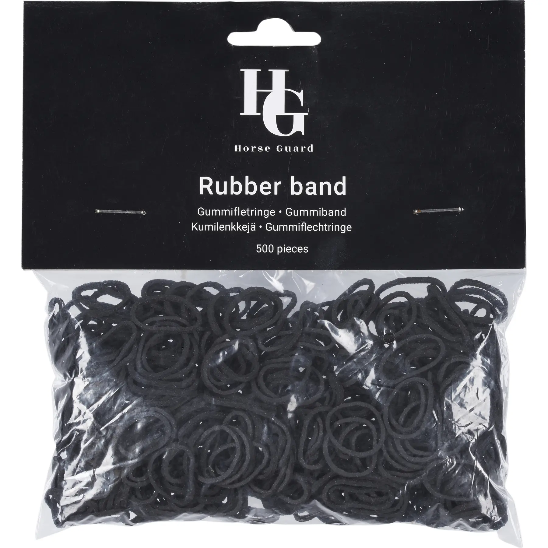 Horseguard Noir Rubber Mane Elastic