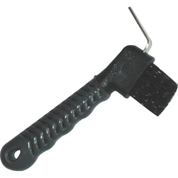 Horseguard Noir Horse Hoof Pick With Brush