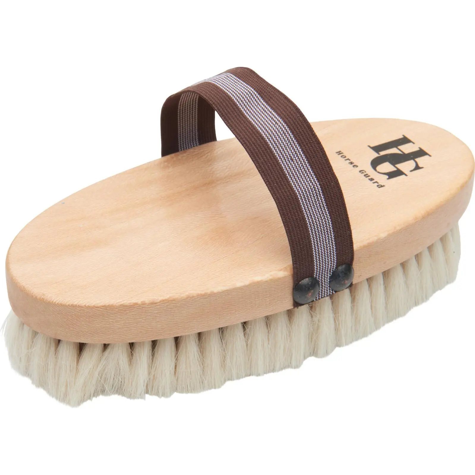 Comparer les prix de Brosse douce avec poils de chèvre HorseGuard