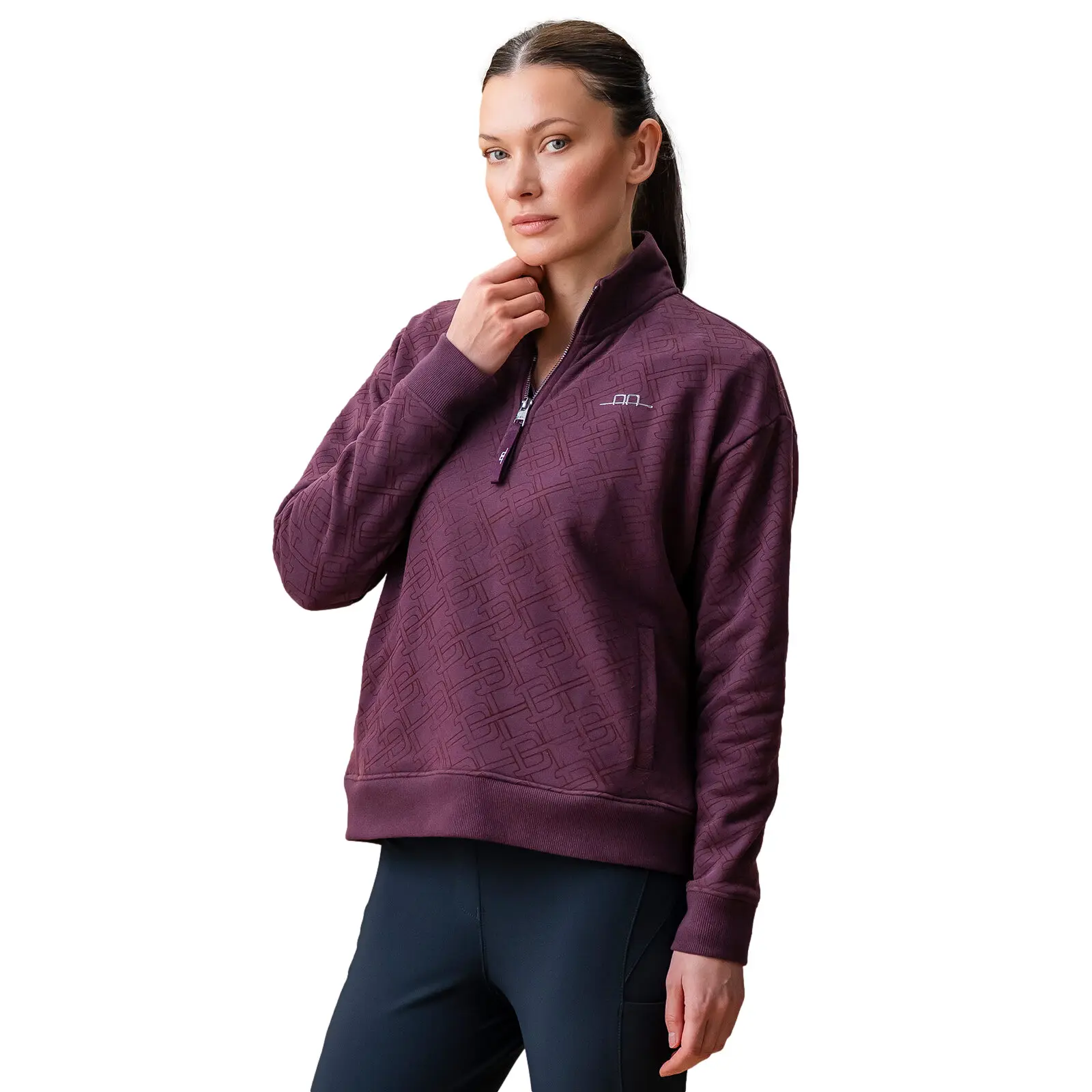 Sweatshirt équitation 1/2 zip femme Horseware Gabriel Alessandro Albanese
