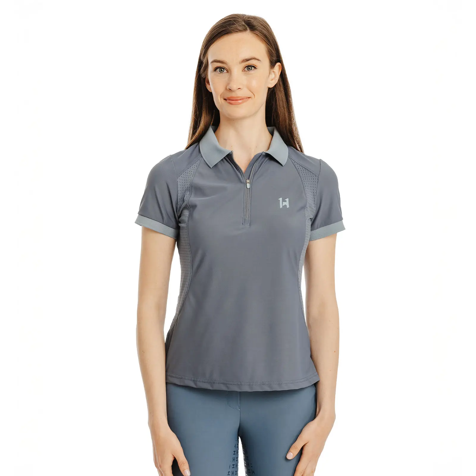 Polo de concours zippé femme Horseware Tech