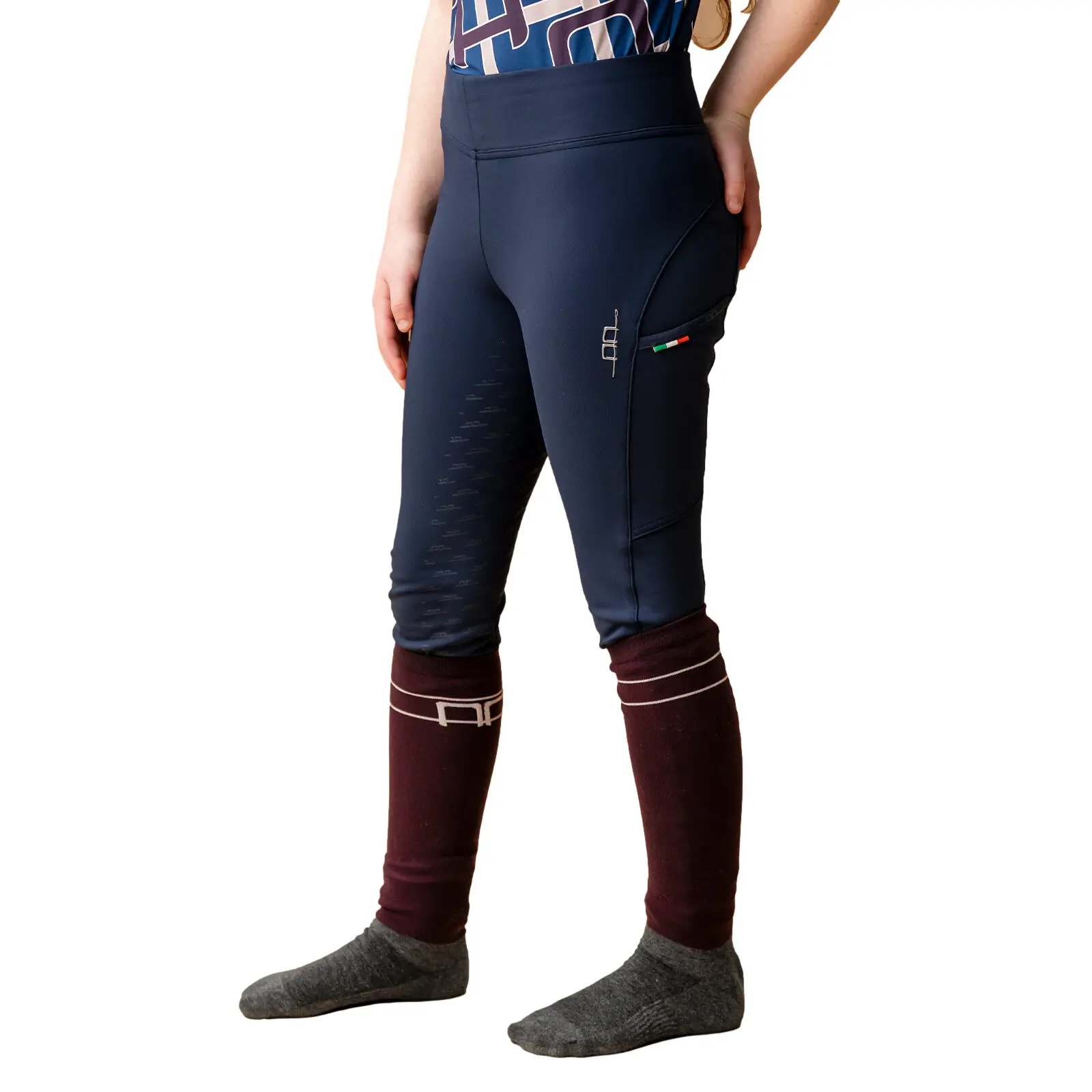 Legging équitation brossé full grip fille Horseware Alba Alessandro Albanese®
