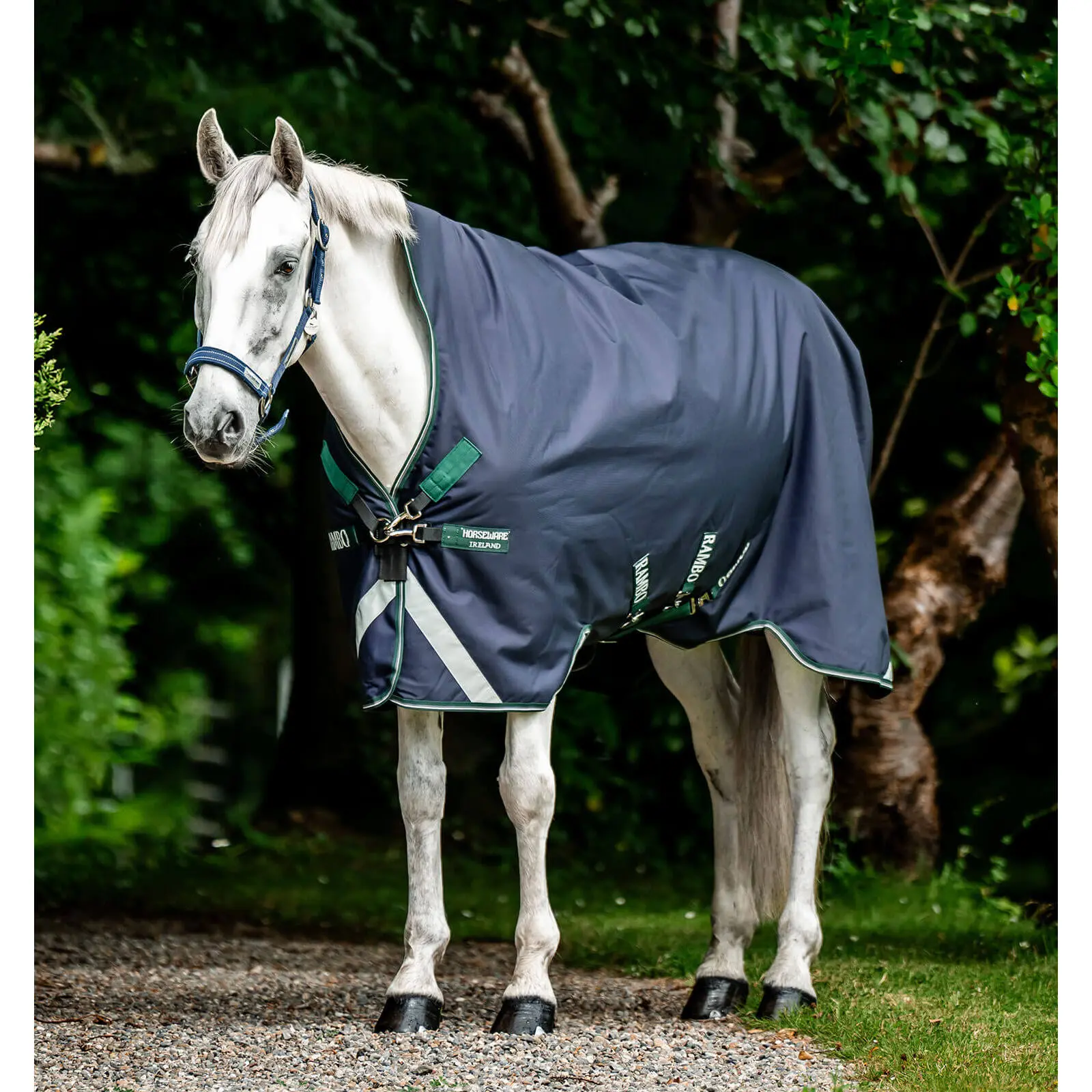 Couverture d'extérieur imperméable pour cheval Horseware Rambo 1620D Wug Turnout 200g