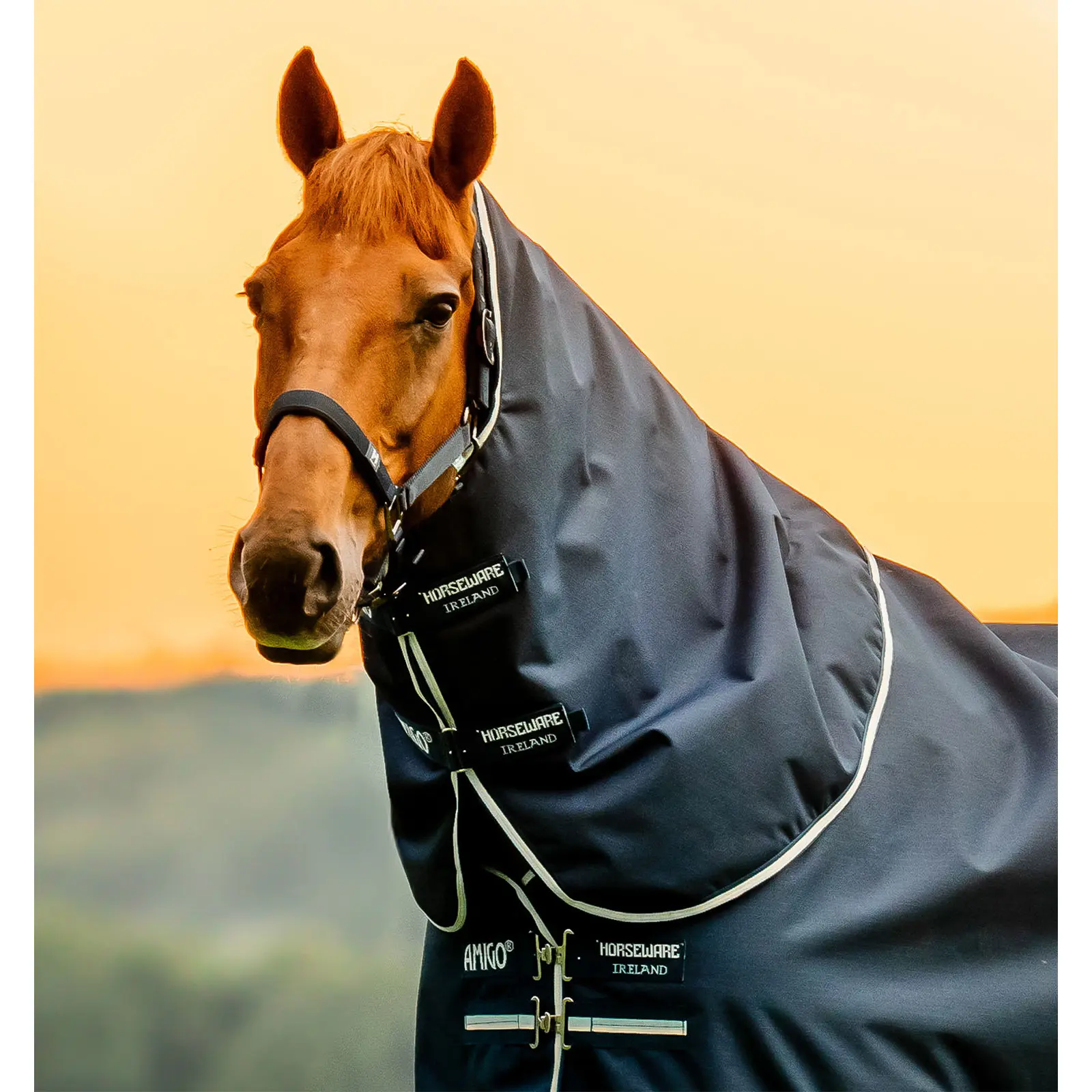 Couvre-cou pour cheval Horseware Amigo Ripstop 900D 0g