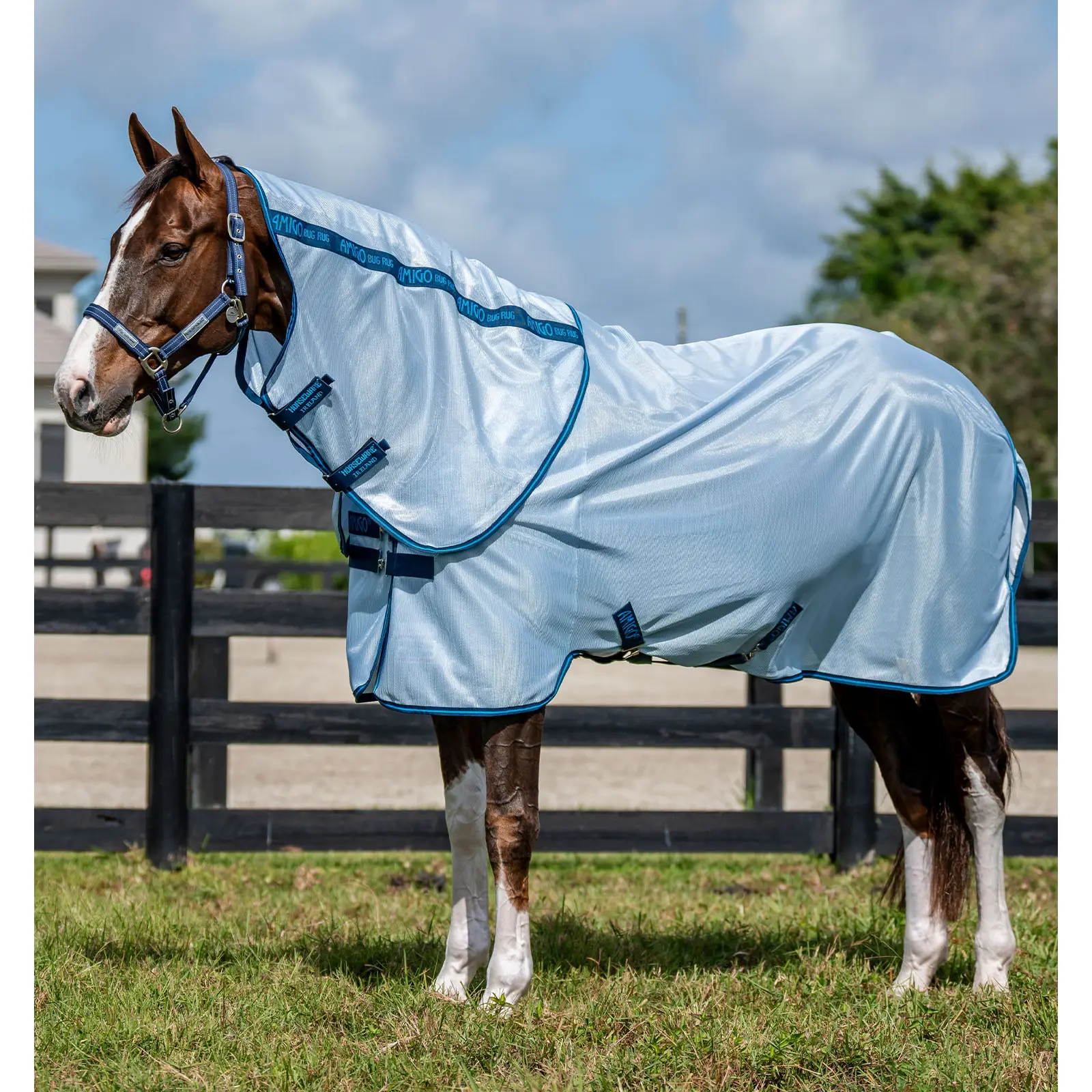 Couverture anti-mouches pour cheval Horseware Amigo Bug Plus