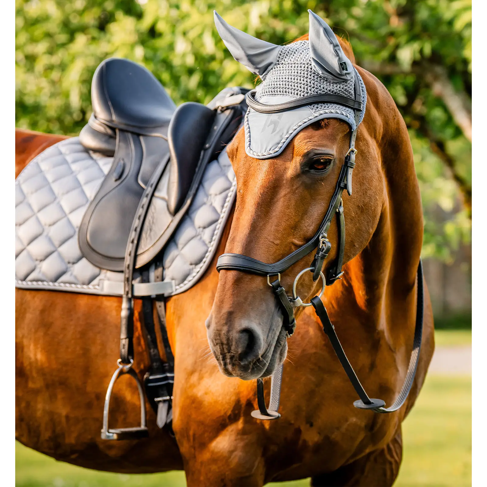 Horseware Jaune Fly Mask Newmarket