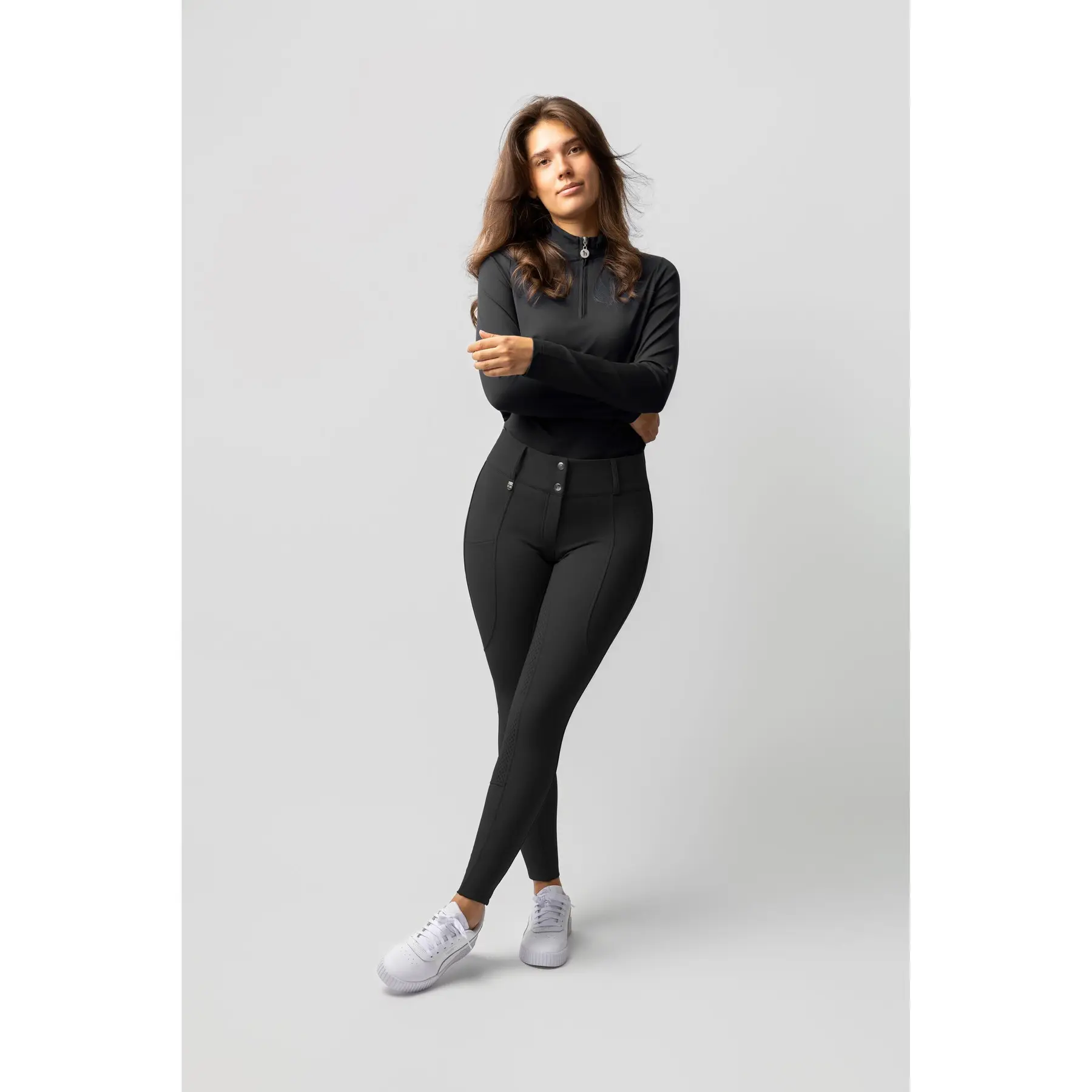Reithose full grip Damen Horze Grand Prix Pro