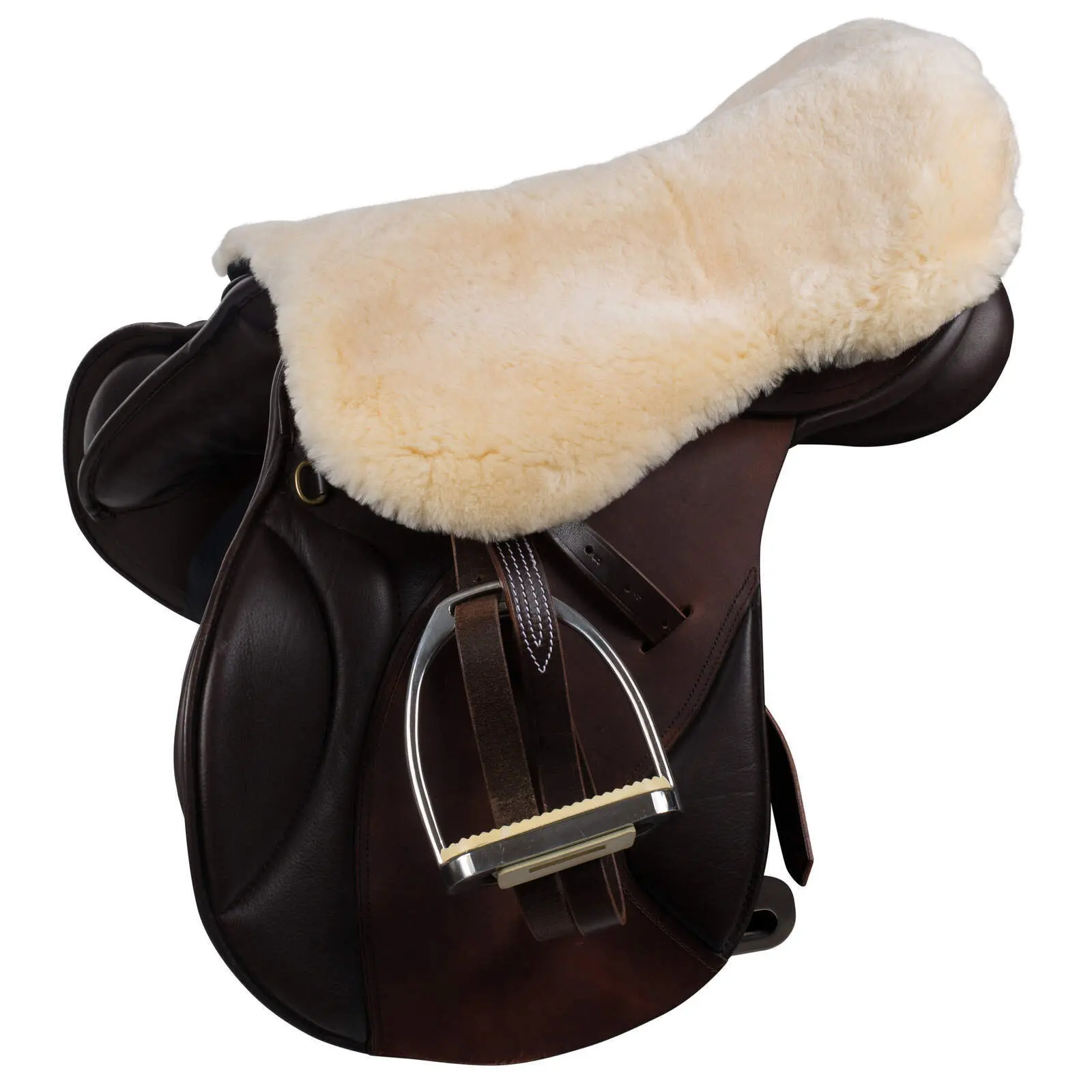 Comparer les prix de Couvre-siège de selle d'équitation en peau de mouton Horze Harleigh