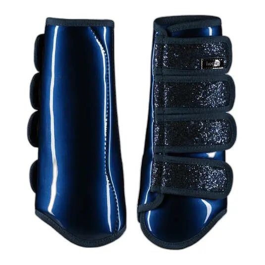 Comparer les prix de Guêtres antérieurs pour cheval Fermées protège-tendons à paillettes Horze