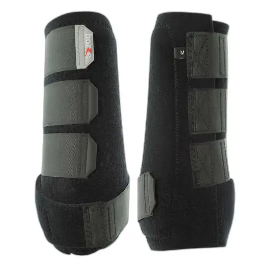 Horze Noir Front Horse Gaiters Prosoft
