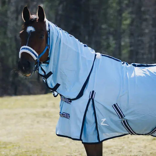 Comparer les prix de Couverture anti-insectes avec couvre-encolure pour cheval Horze Freja