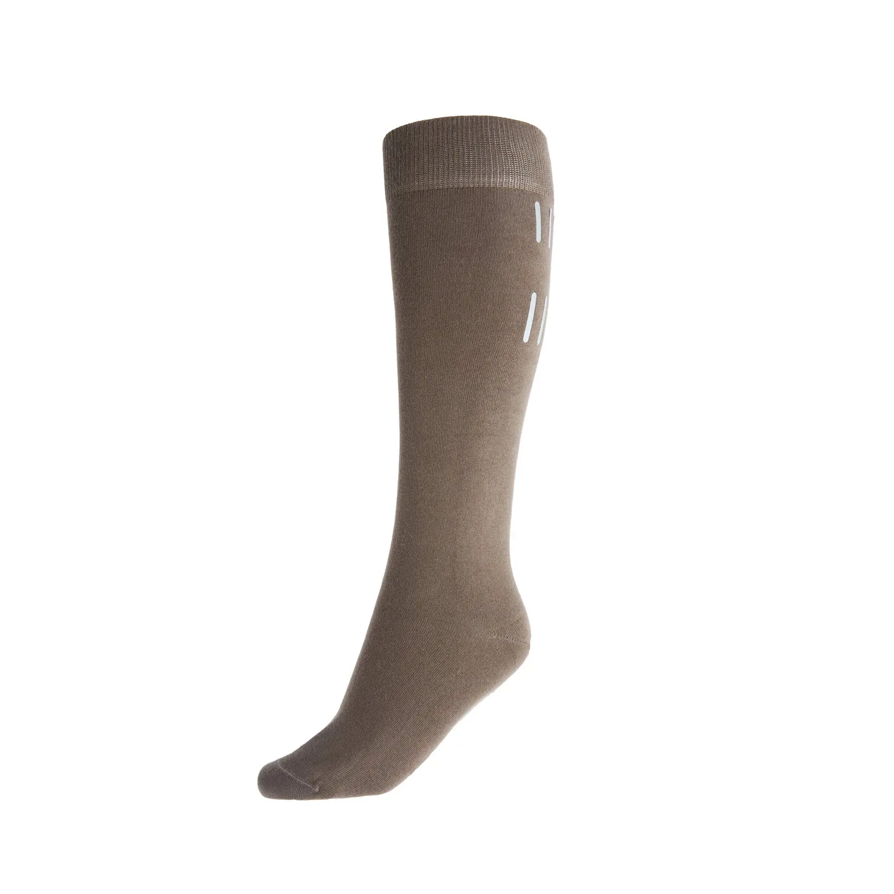Horze Marron Reflective Riding Socks Luminox