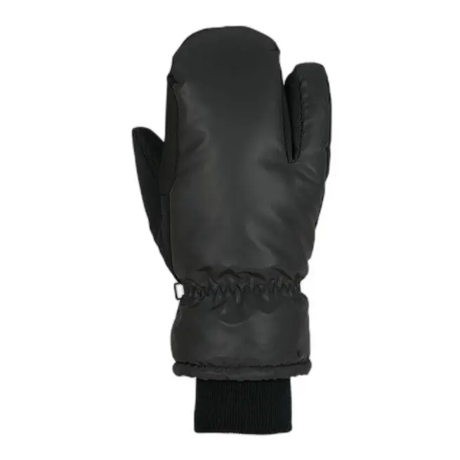 Horze Noir 3 Finger Reflective Mittens