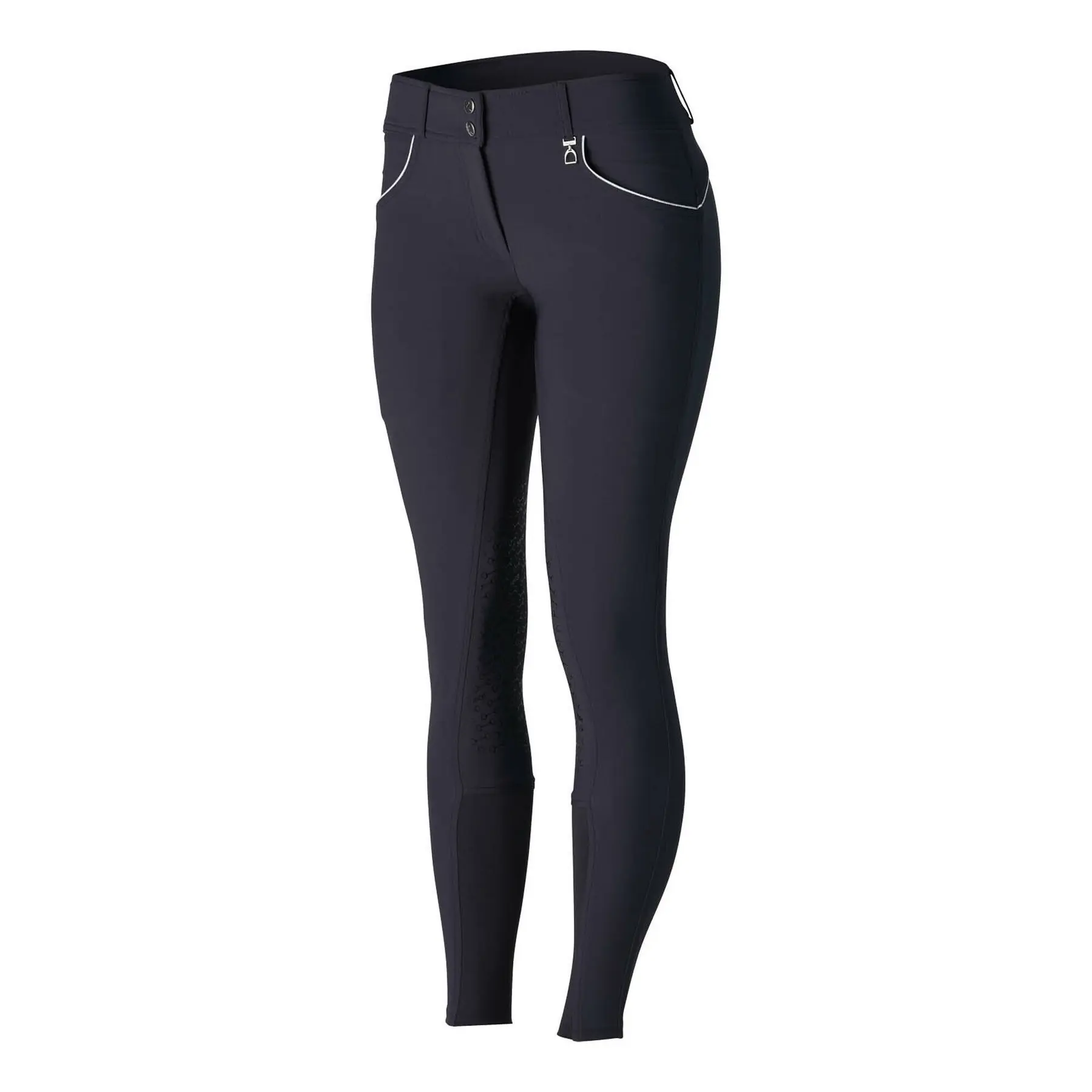 Comparer les prix de Pantalon équitation taille haute mid grip femme Horze Aubrey