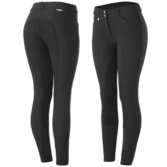 Pantaloni da equitazione da donna con fondo in pelle Horze Grand Prix