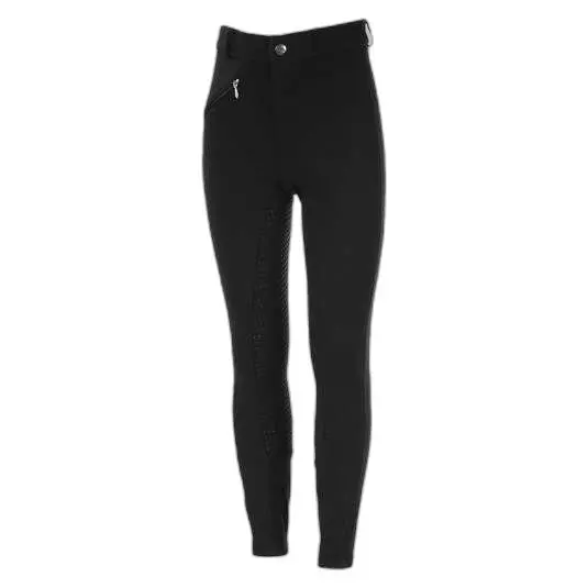 Meilleurs prix pour Pantalon équitation à fond intégral grip avec silicone fille Horze Active