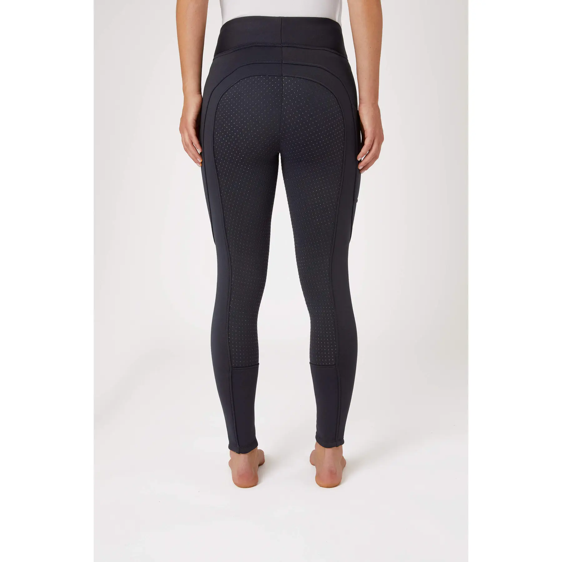 HORZE Leggings Termici Da Donna Con Tasca Per Cellulare – Pantaloni Da Equitazione Invernali, Fodera Calda, Grip In Silicone