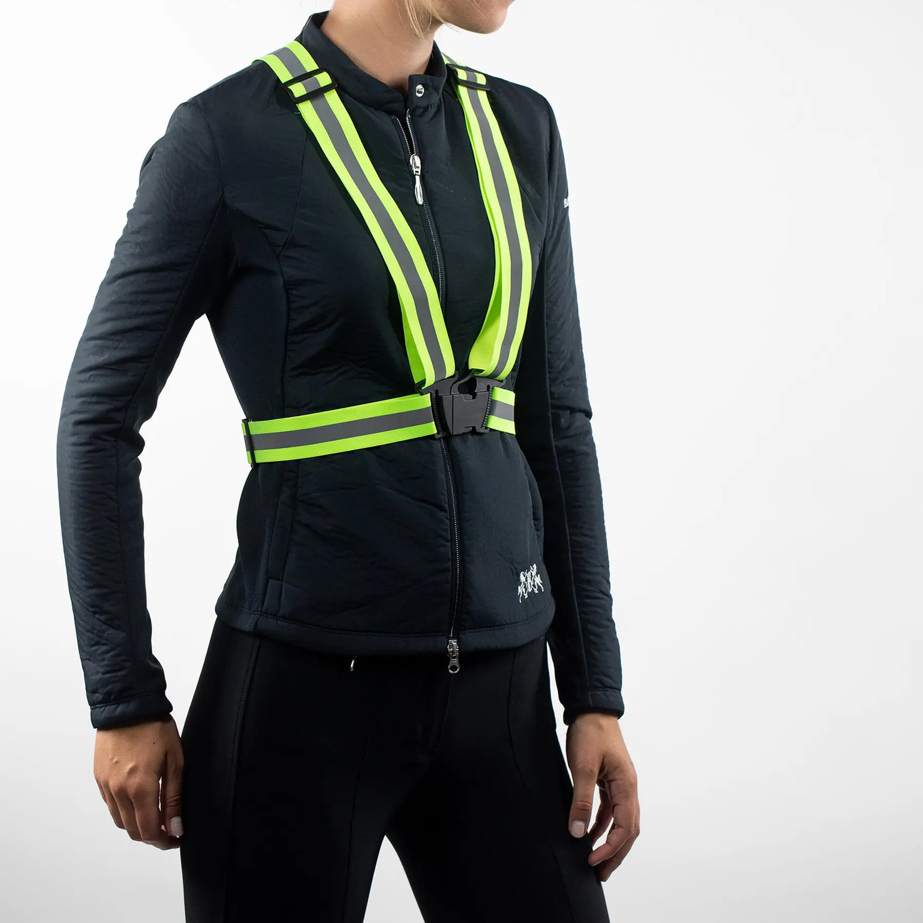 Horze Jaune Adjustable Riding Vest With Reflective Stripes Adjustable