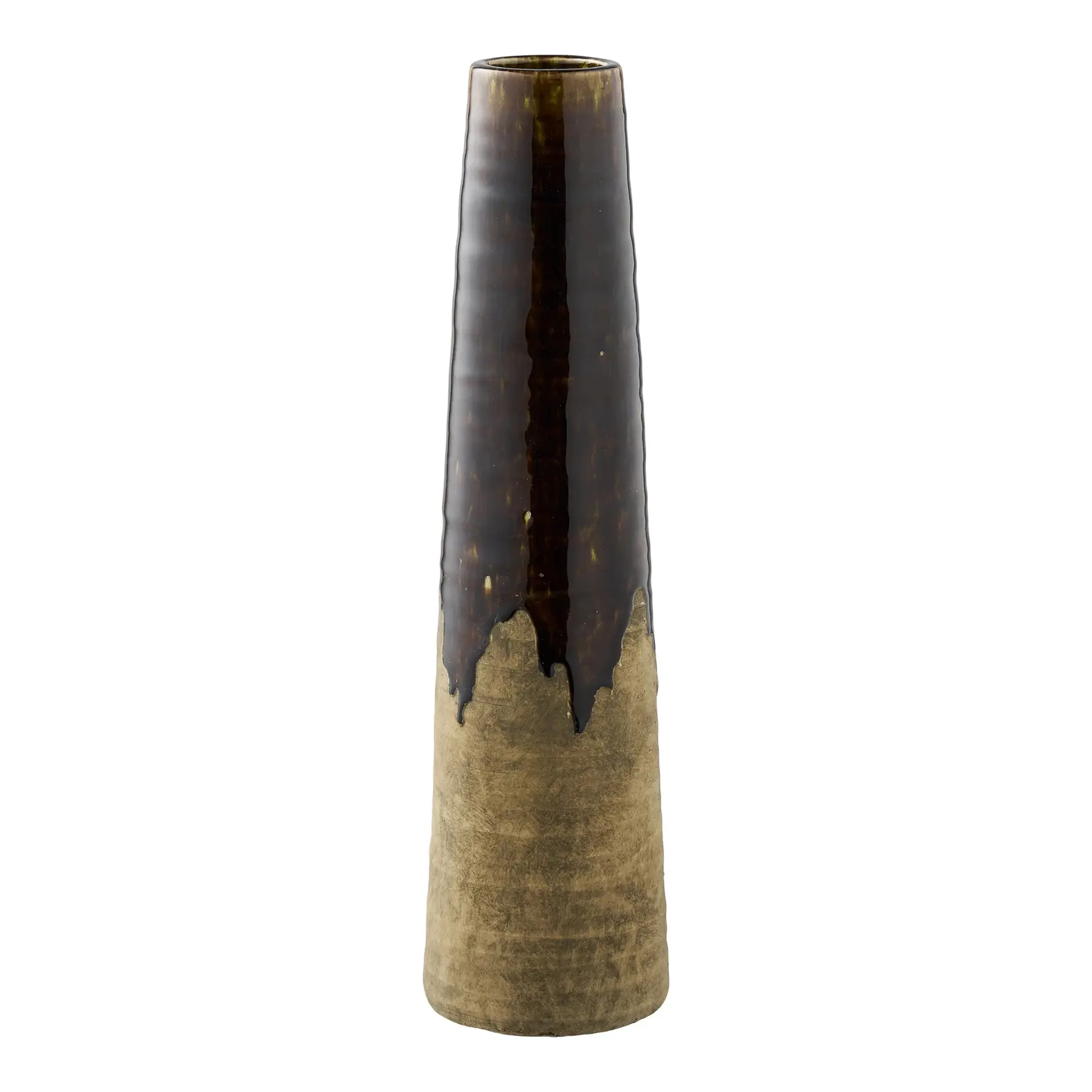 House Nordic Marron Ceramic Vase (X4)