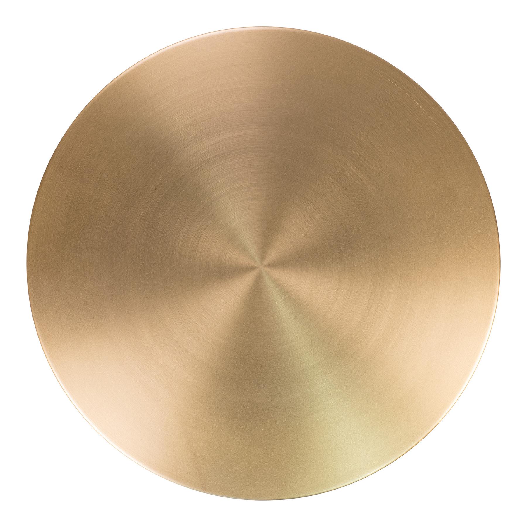 5713917024919 - Ebuy24 - Lecco Couchtisch  Ecktisch Ø51cm Marmor Messing Marmor - Marmor