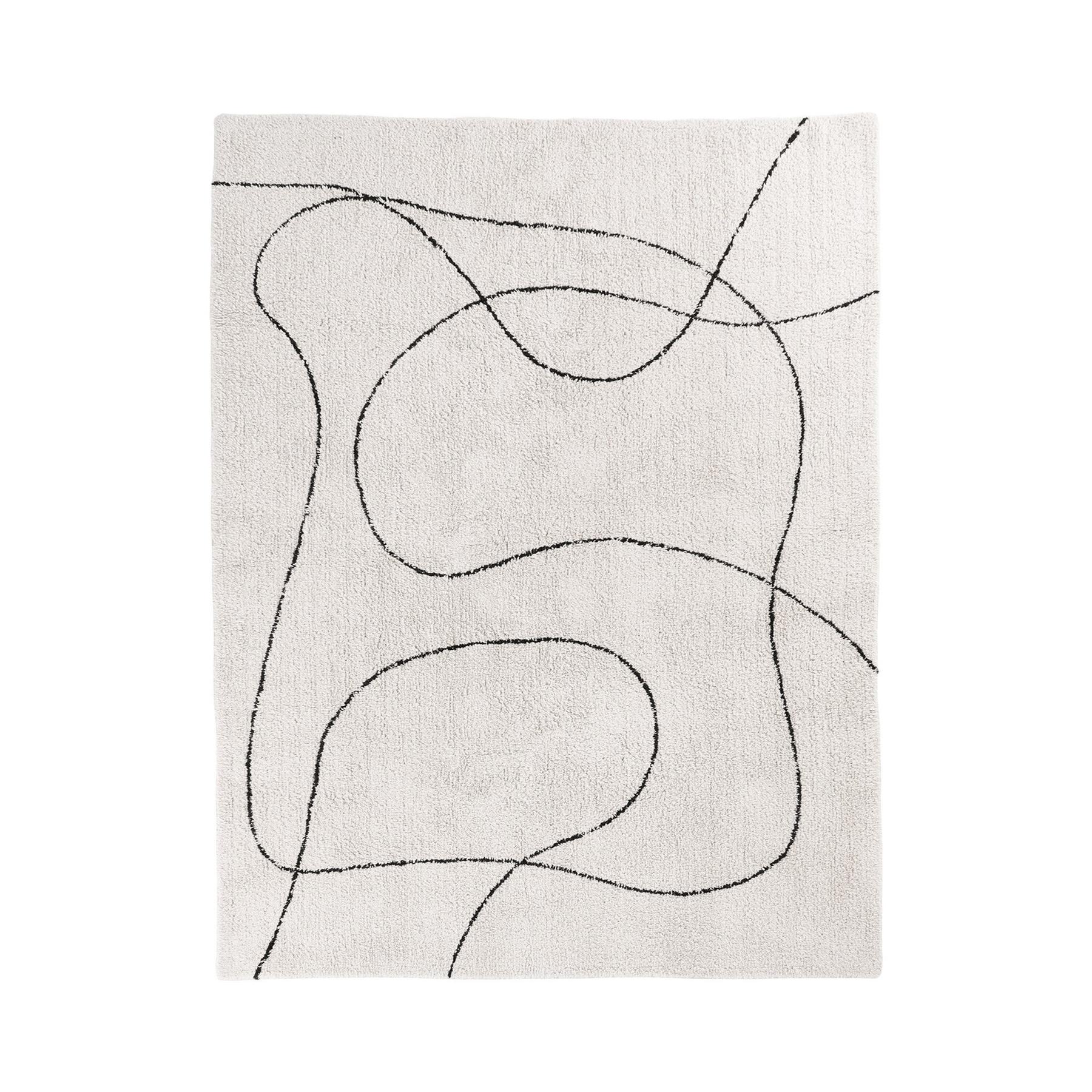 5713917019236 - Wohnzimmerteppich aus Baumwolle mit Naturdruck Tampa