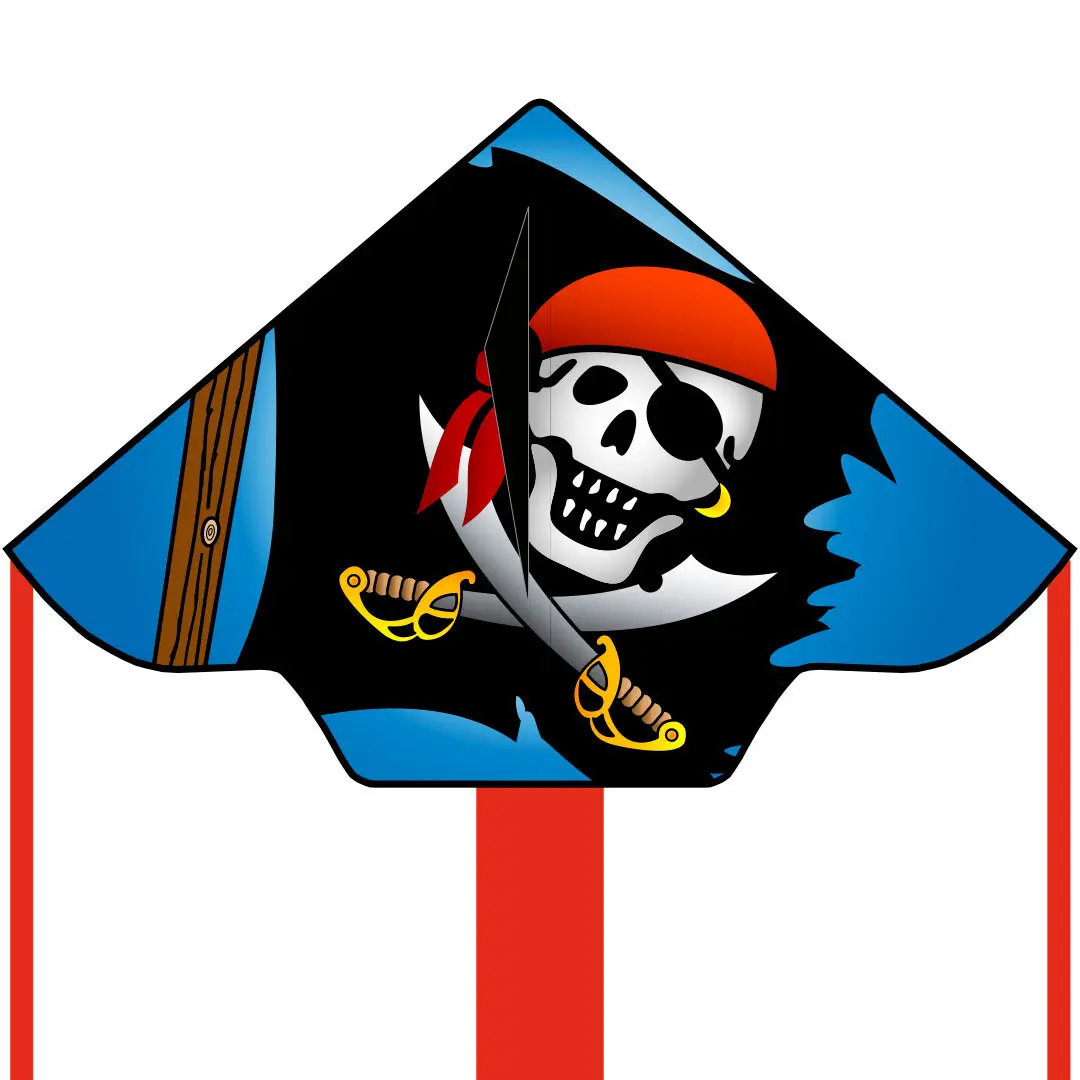4031169251404 - Ecoline 102146 - Ecoline Simple Flyer Jolly Roger 120 cm