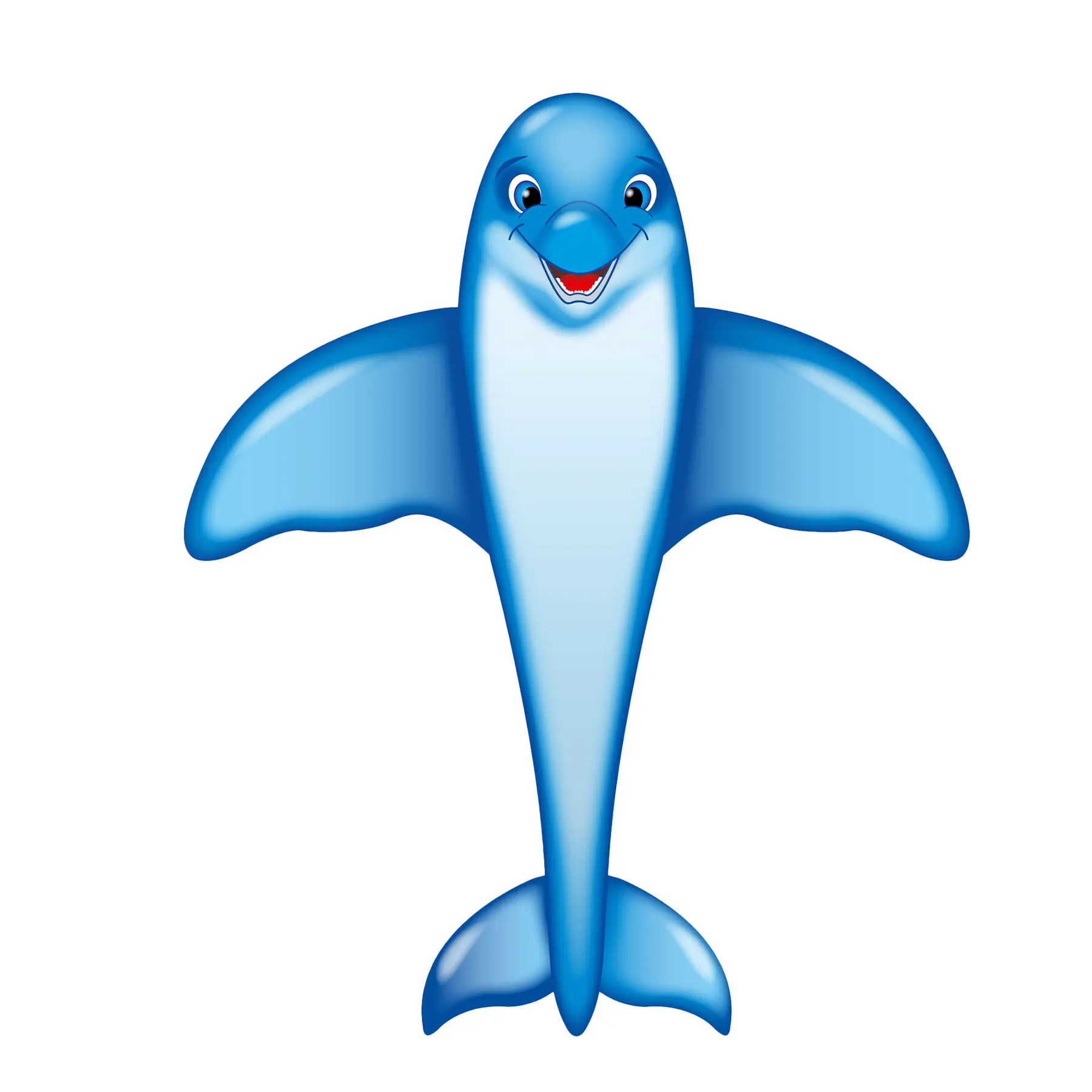 4031169312600 - 100186 - Dolphin Kite - Kinderdrachen ab 5 Jahren 202x175cm inkl 17kp Polyester Schnüre 40m