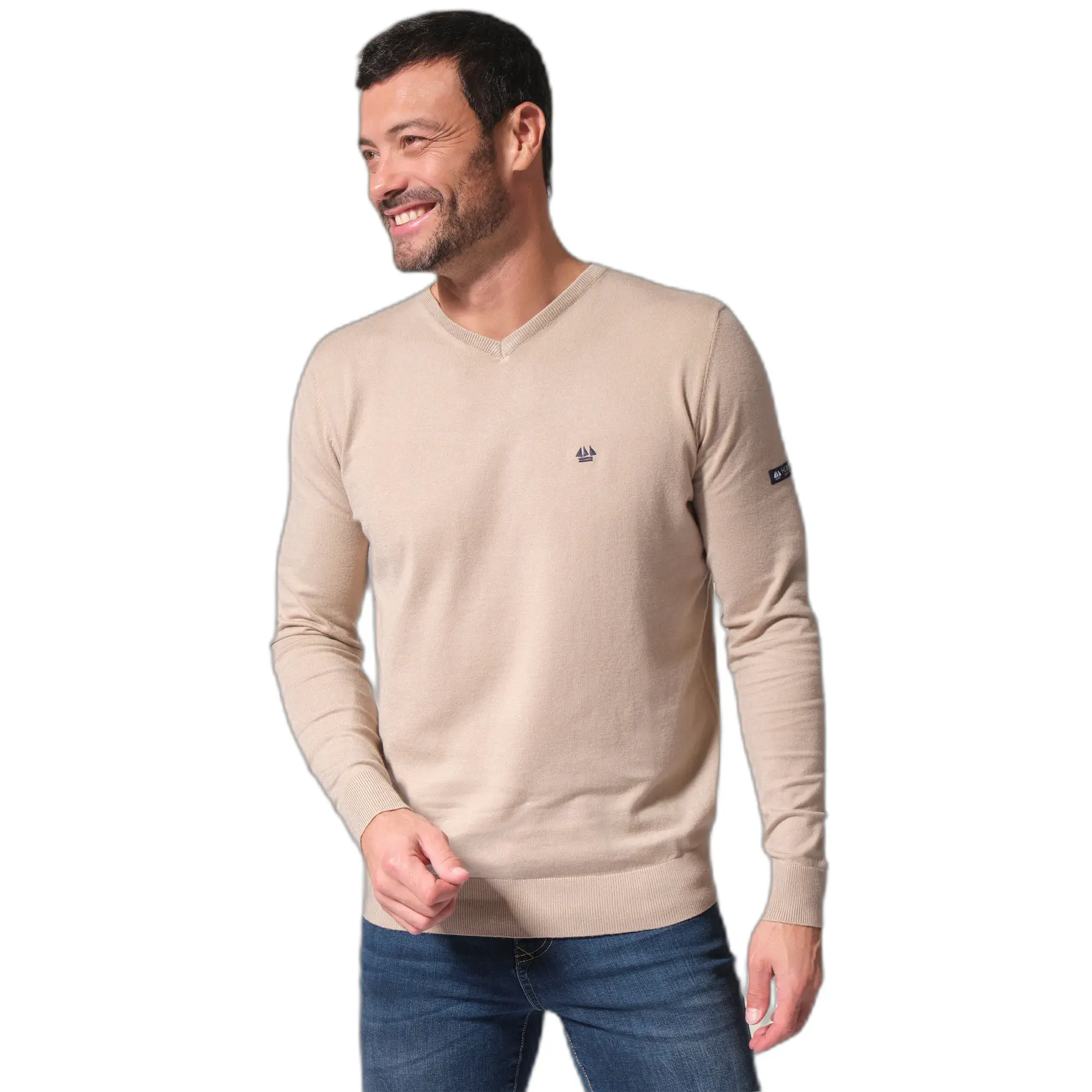 3663993633708 - Pull col V Hublot Mode Marine