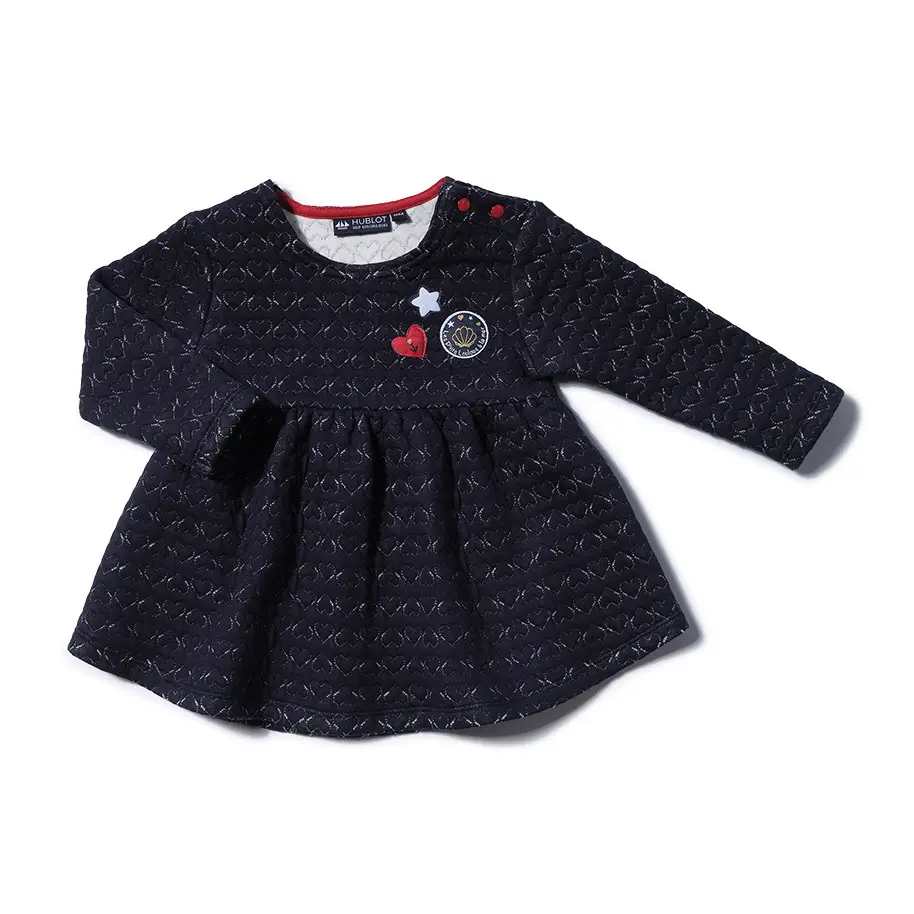 3663993645534 - Kleid für Baby-Mädchen Hublot Mode Marine