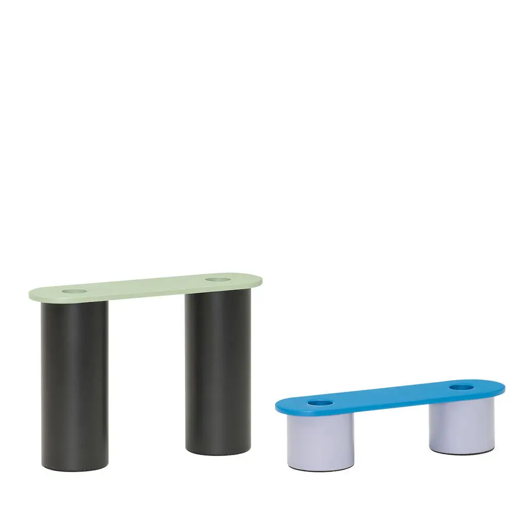 Hubsch Interior Bleu Candleholder Modu (X2)