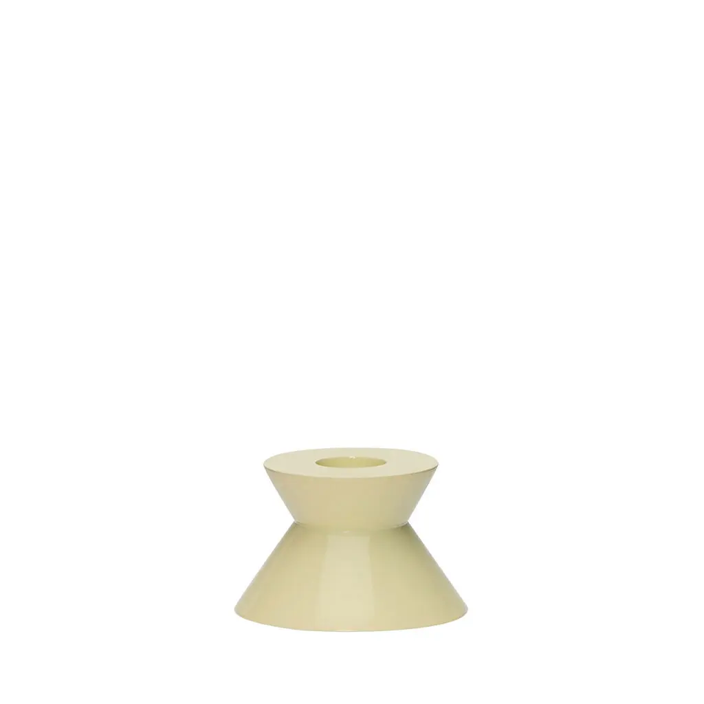 Hubsch Interior Jaune Candleholder Two