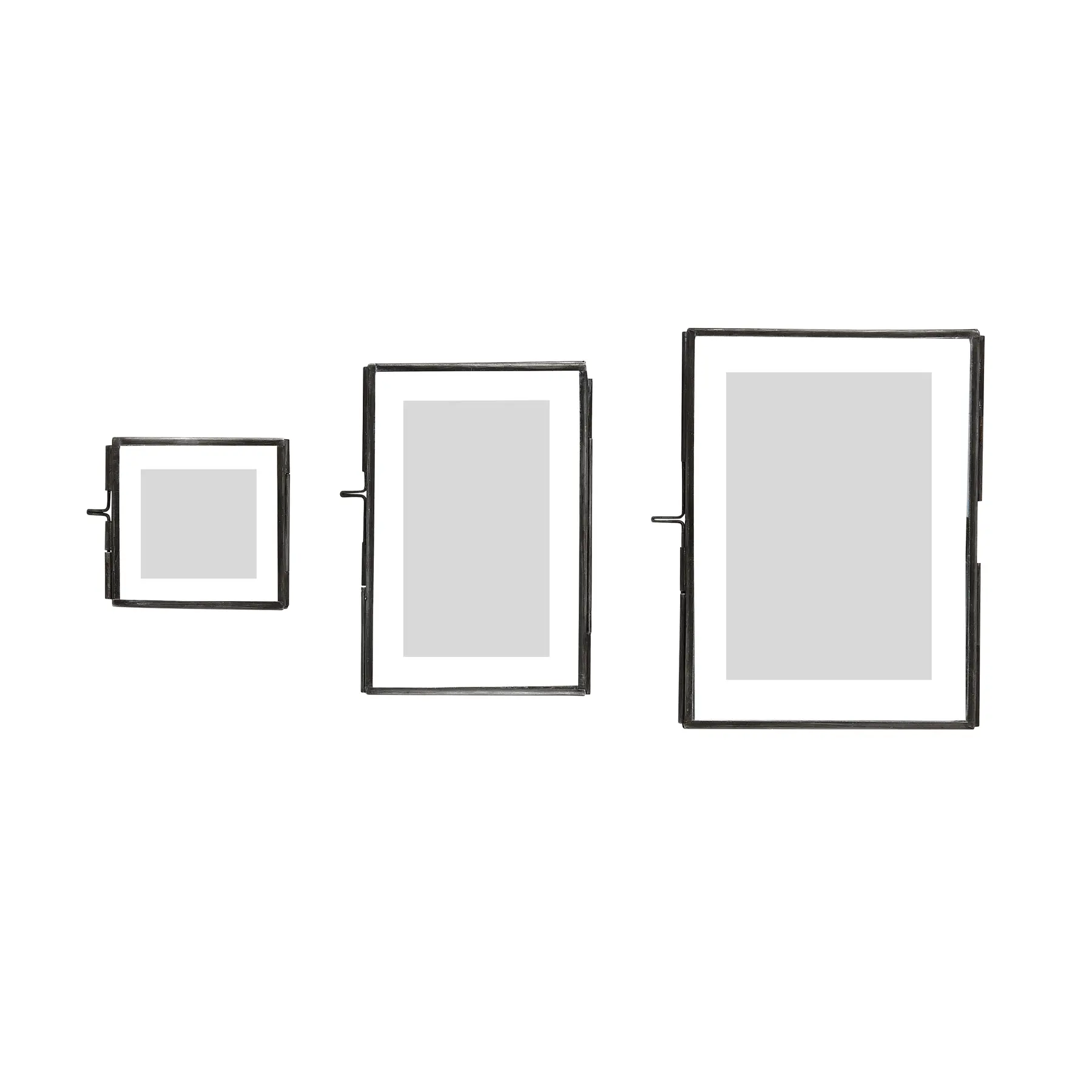 5712772036389 - 3er-Set Bilderrahmen Loft in Schwarz