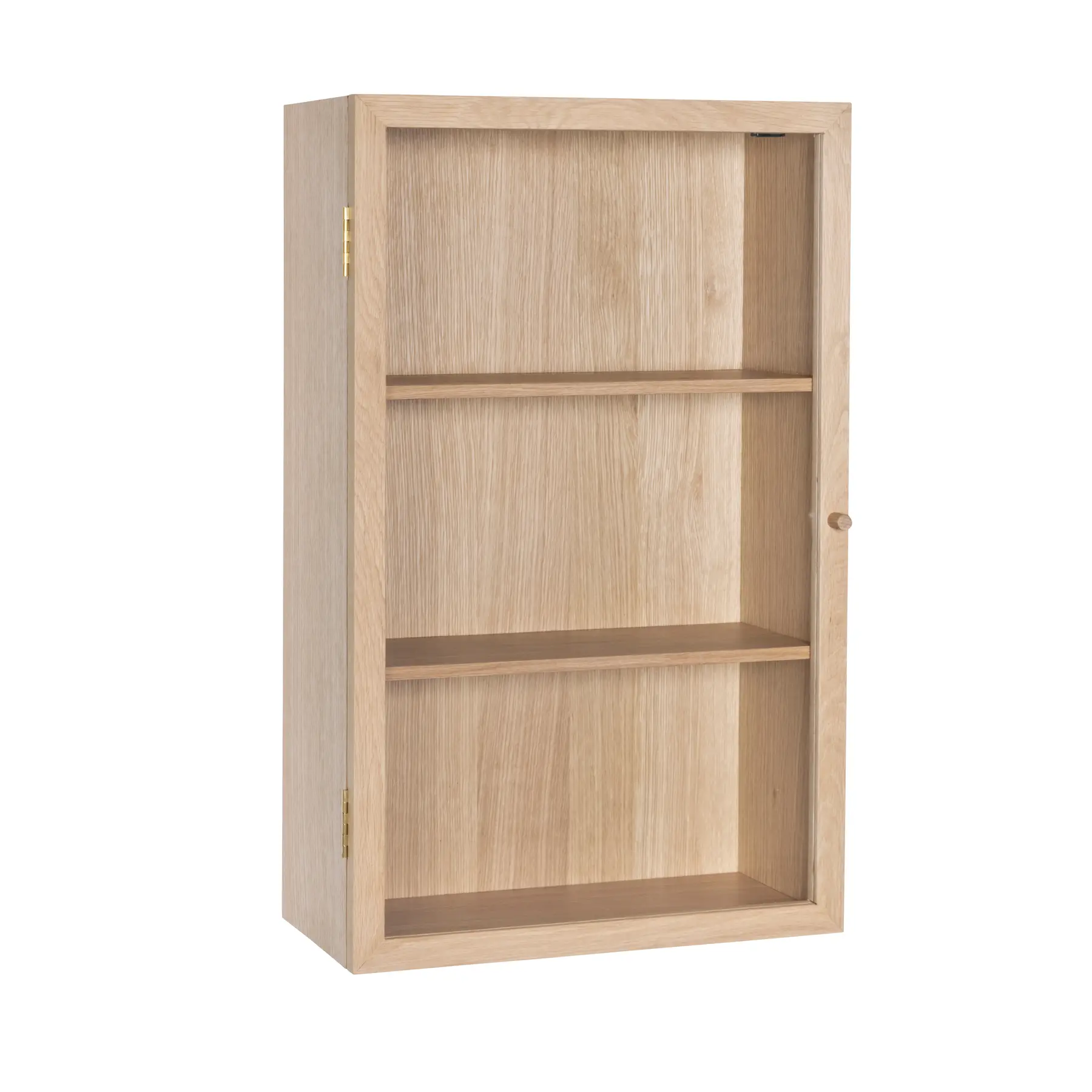 5712772115039 - - Wandschrank mit Glastür Eiche