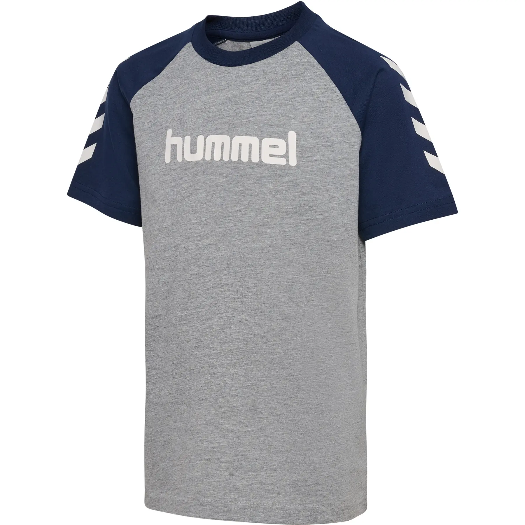 Hummel Bleu T-Shirt Per Bambini Logo