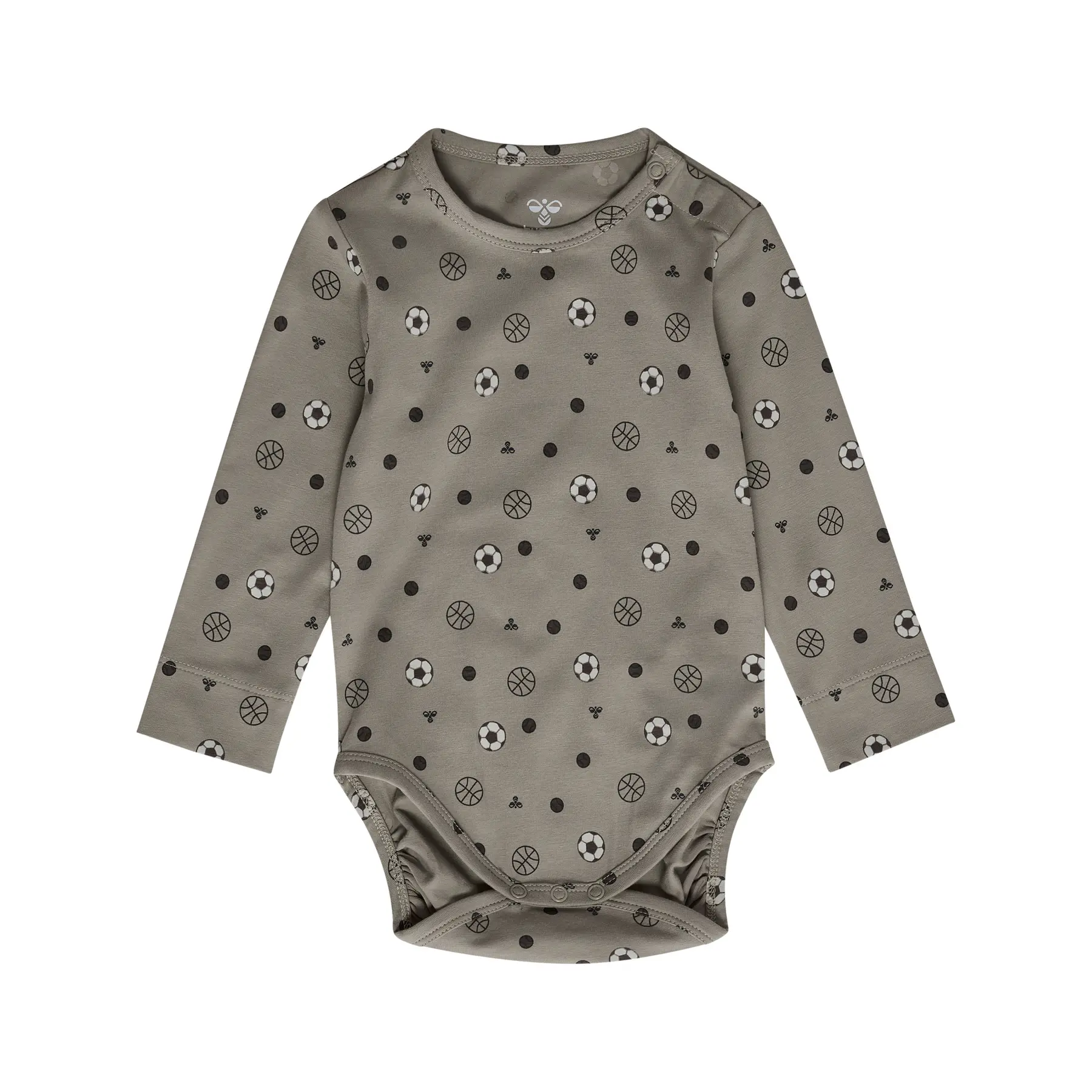 Baby-Body mit langen Ärmeln Hummel imprimé