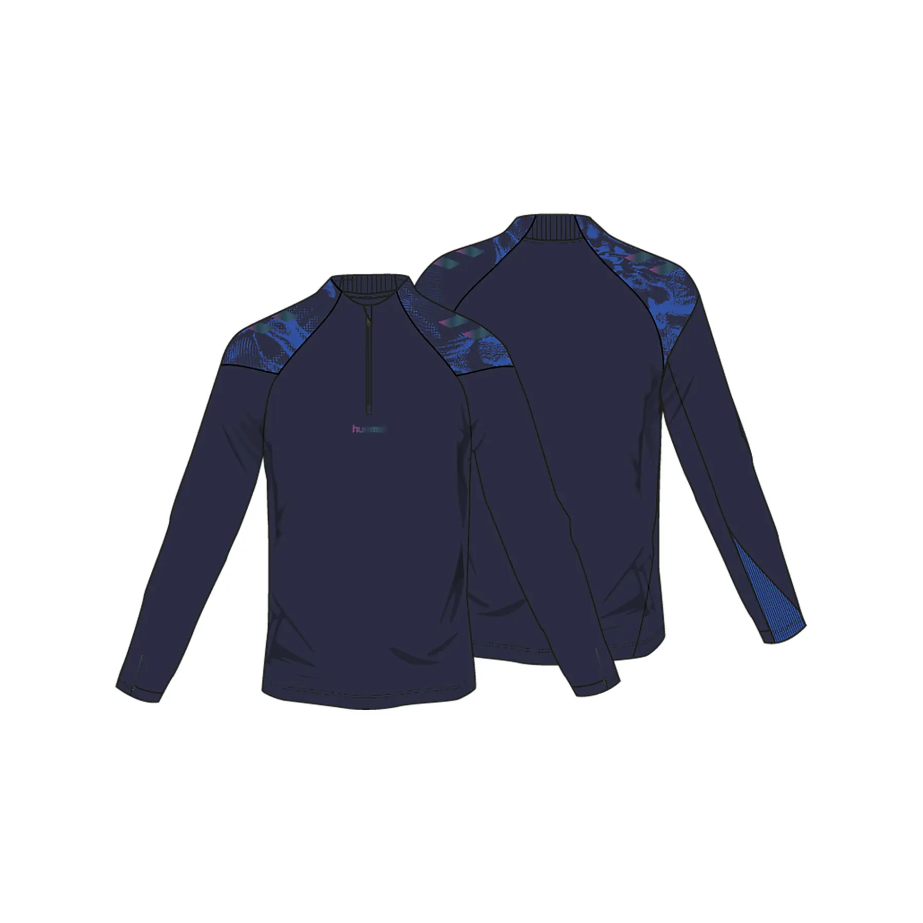 Sweatshirt 1/2 zip Kind Hummel Blaze 26 Pro