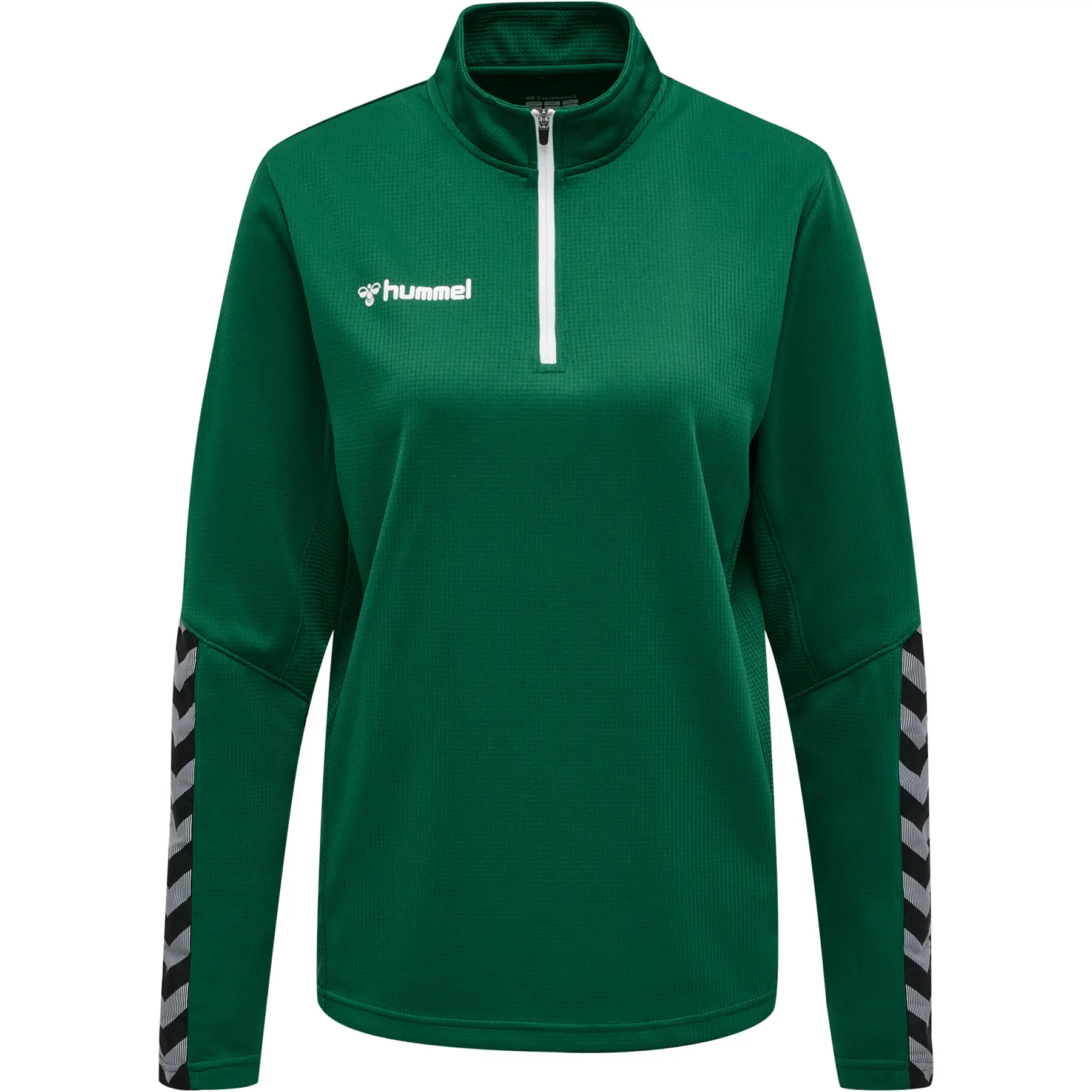 Hummel Hmlauthentic Half Zip Sweatshirt Woman Color: Evergreen_Talla: Xs