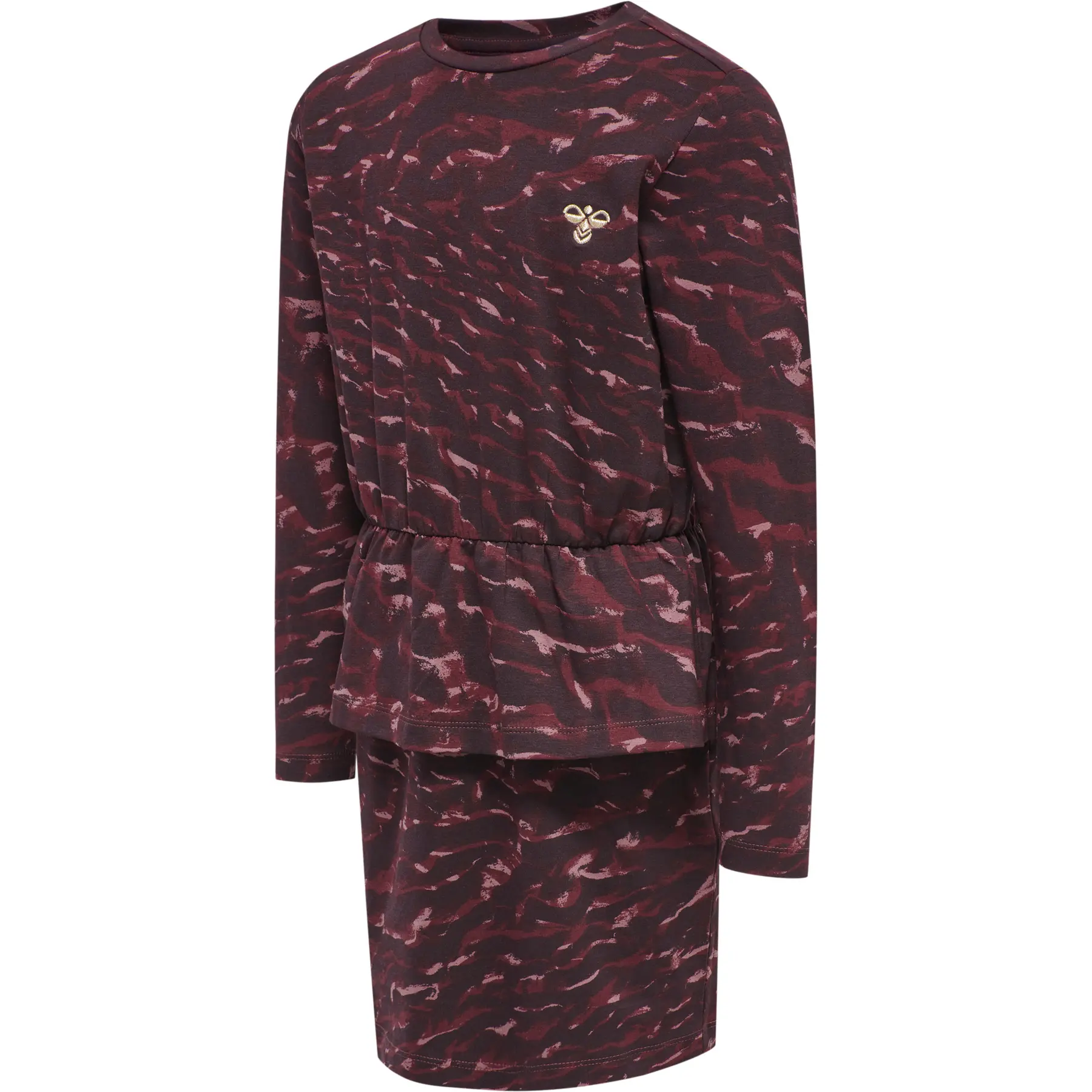 Kleid mit langen Ärmeln, Mädchen Hummel Didde