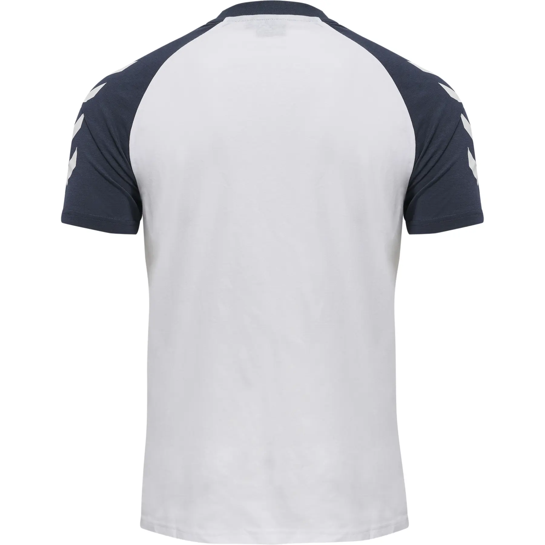Camiseta Manga Larga Hummel Legacy Blocked - Unisex, 90% Algodón, Diseño Chevrón En Mangas