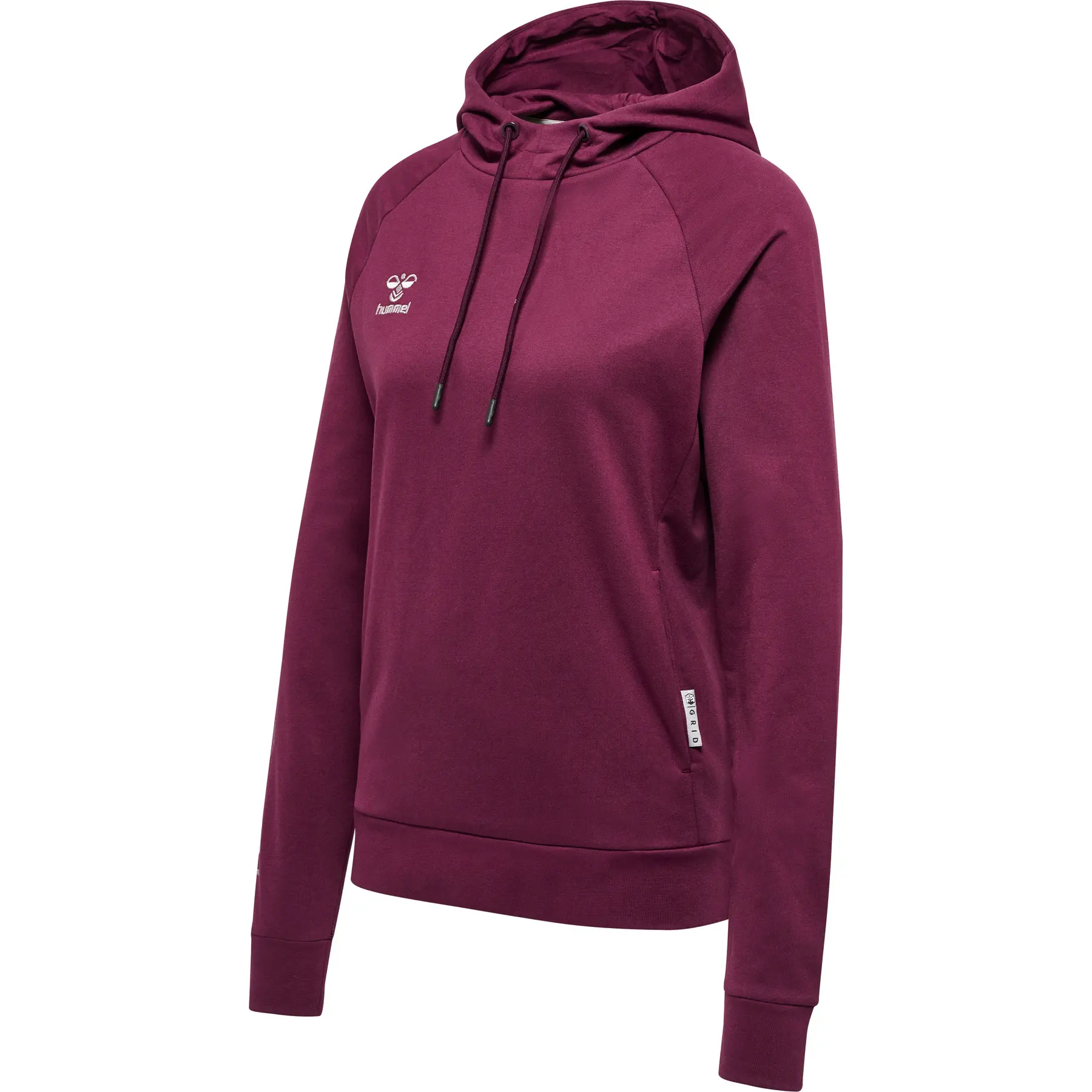 Baumwoll-Kapuzenpullover, Damen Hummel Move Grid
