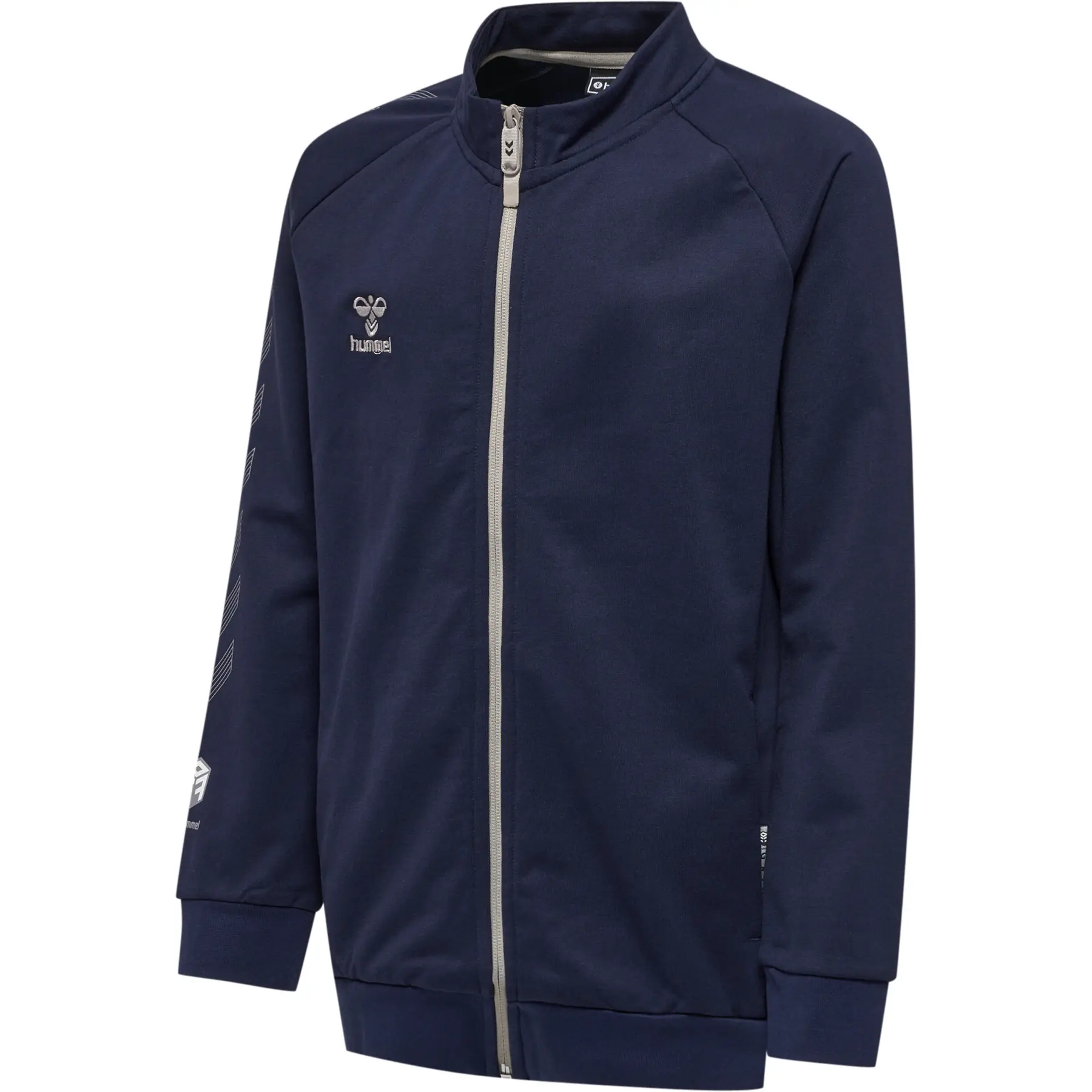 Kinder Baumwoll-Trainingsjacke mit Reißverschluss Hummel Move Grid
