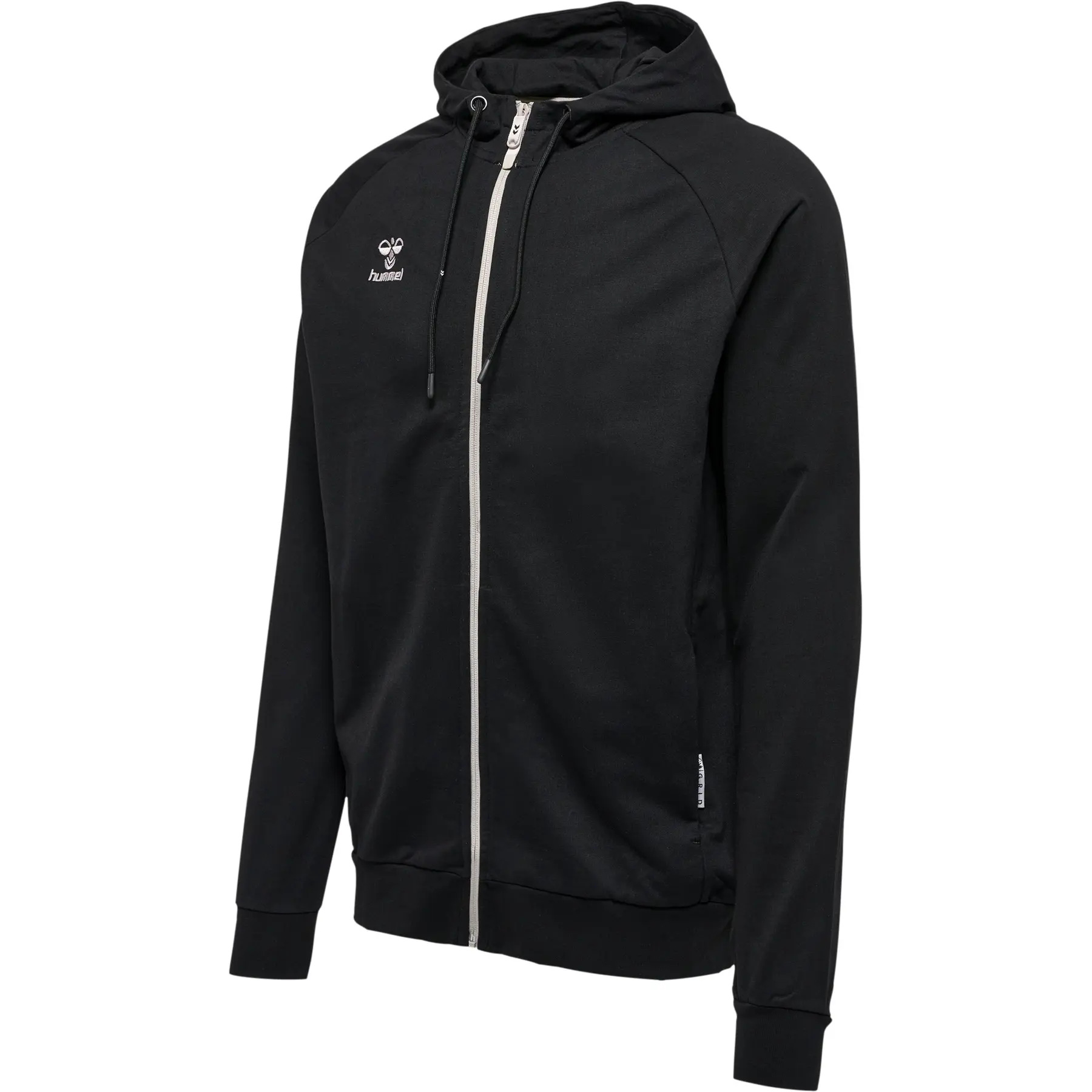 Sweatshirt mit Kapuze und Reißverschluss aus Baumwolle, Damen Hummel Move Grid