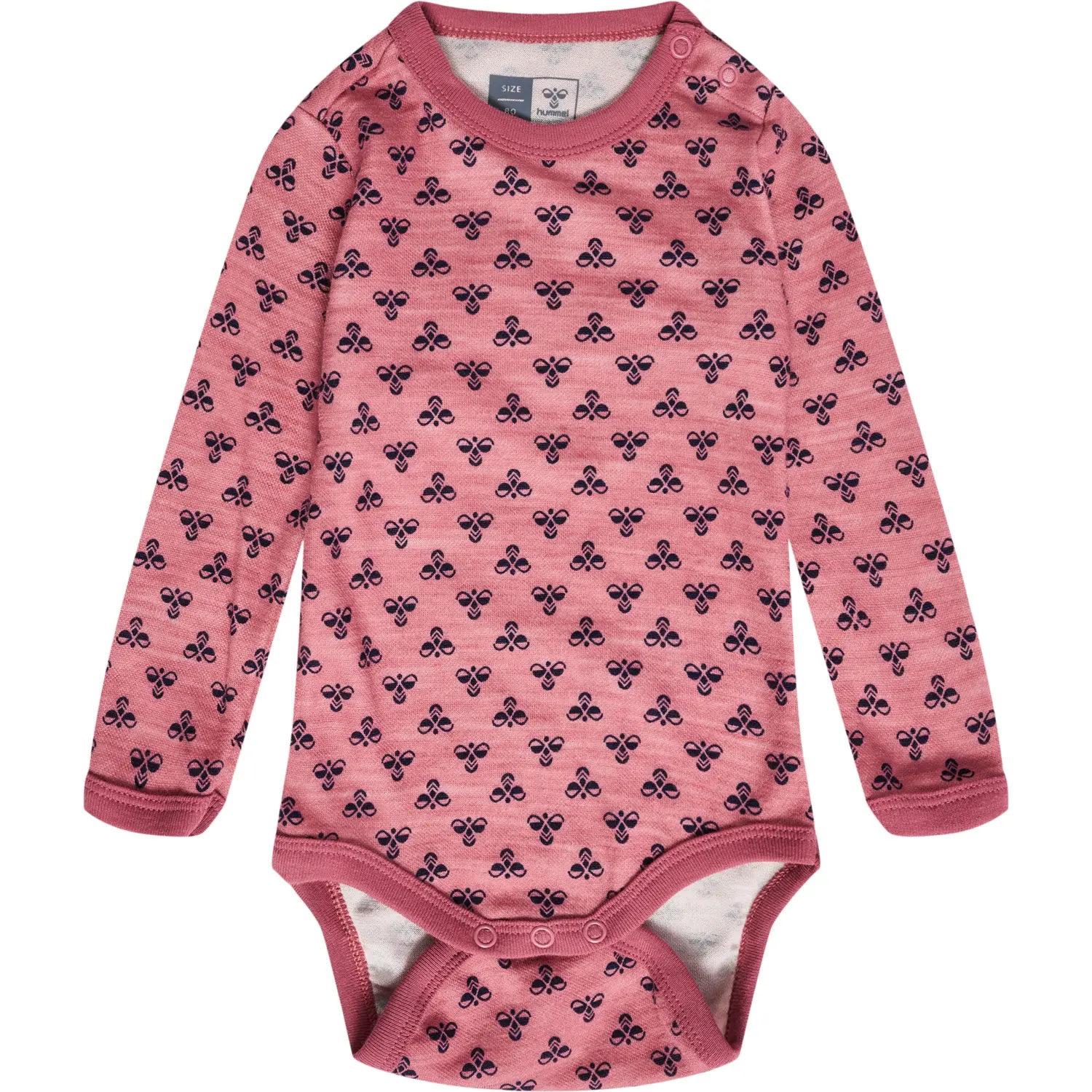 Baby-Body für Mädchen mit langen Ärmeln Hummel Bambo