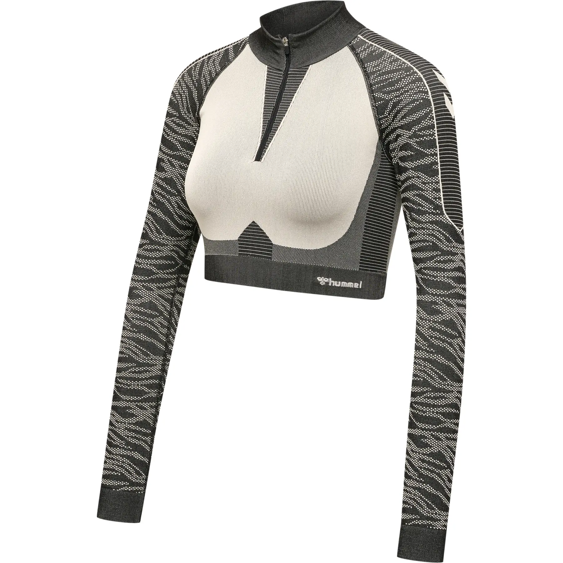 Trainingsjacke crop nahtlos Damen Hummel MT Mila