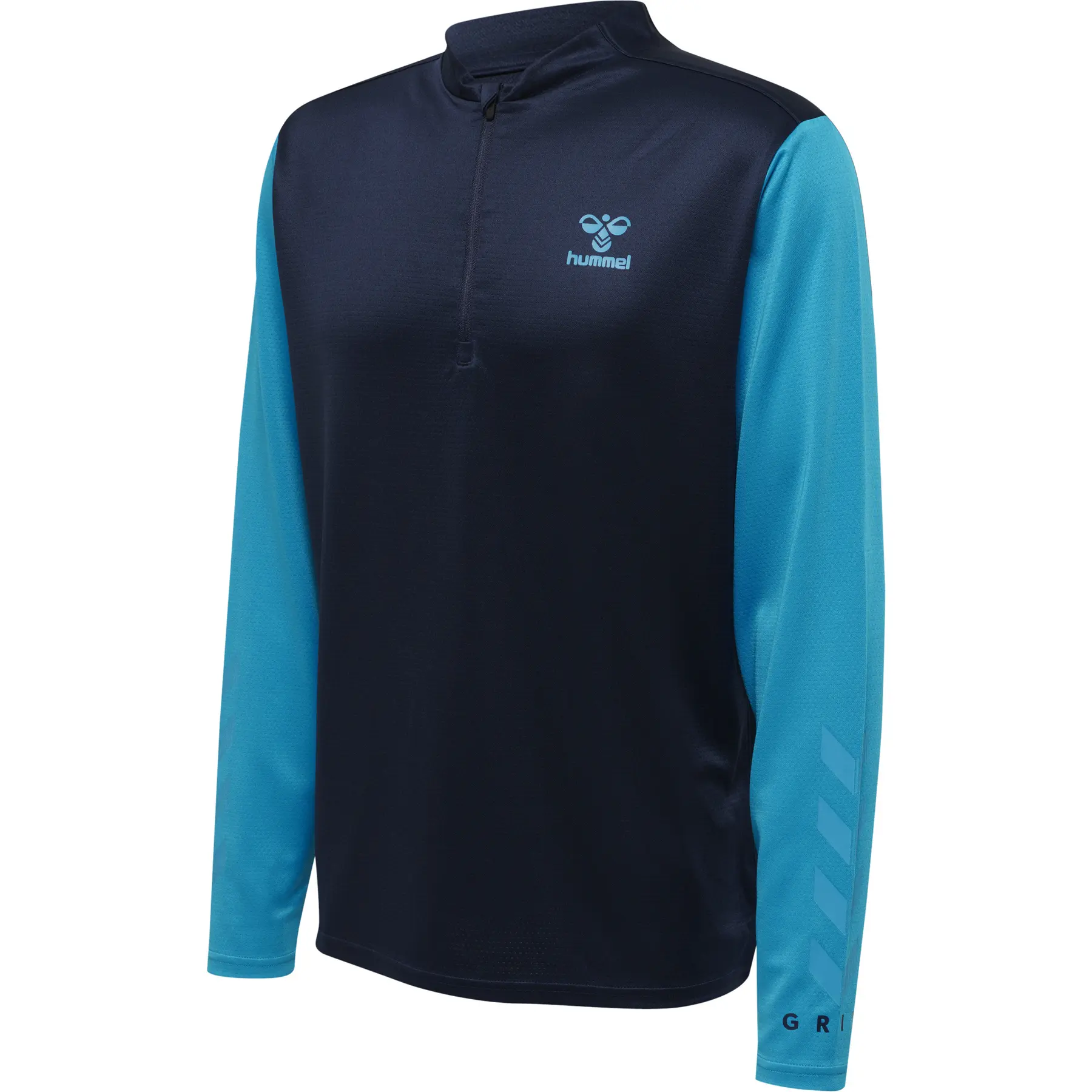Halb-gezippte Trainingsjacke Hummel On-Grid