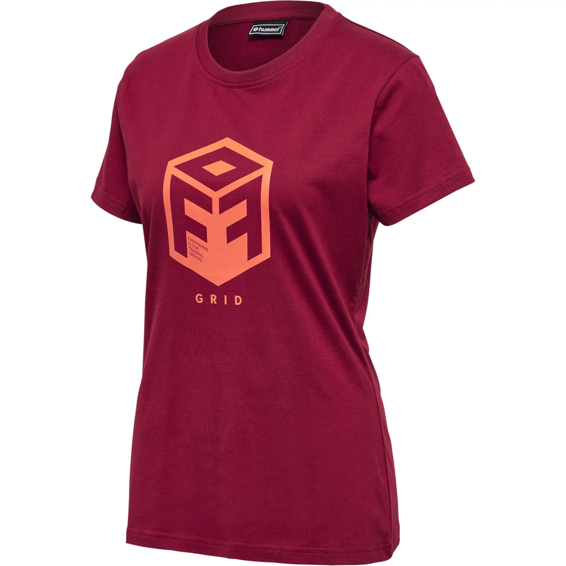 T-Shirt aus Baumwolle, Frau Hummel OFF - Grid