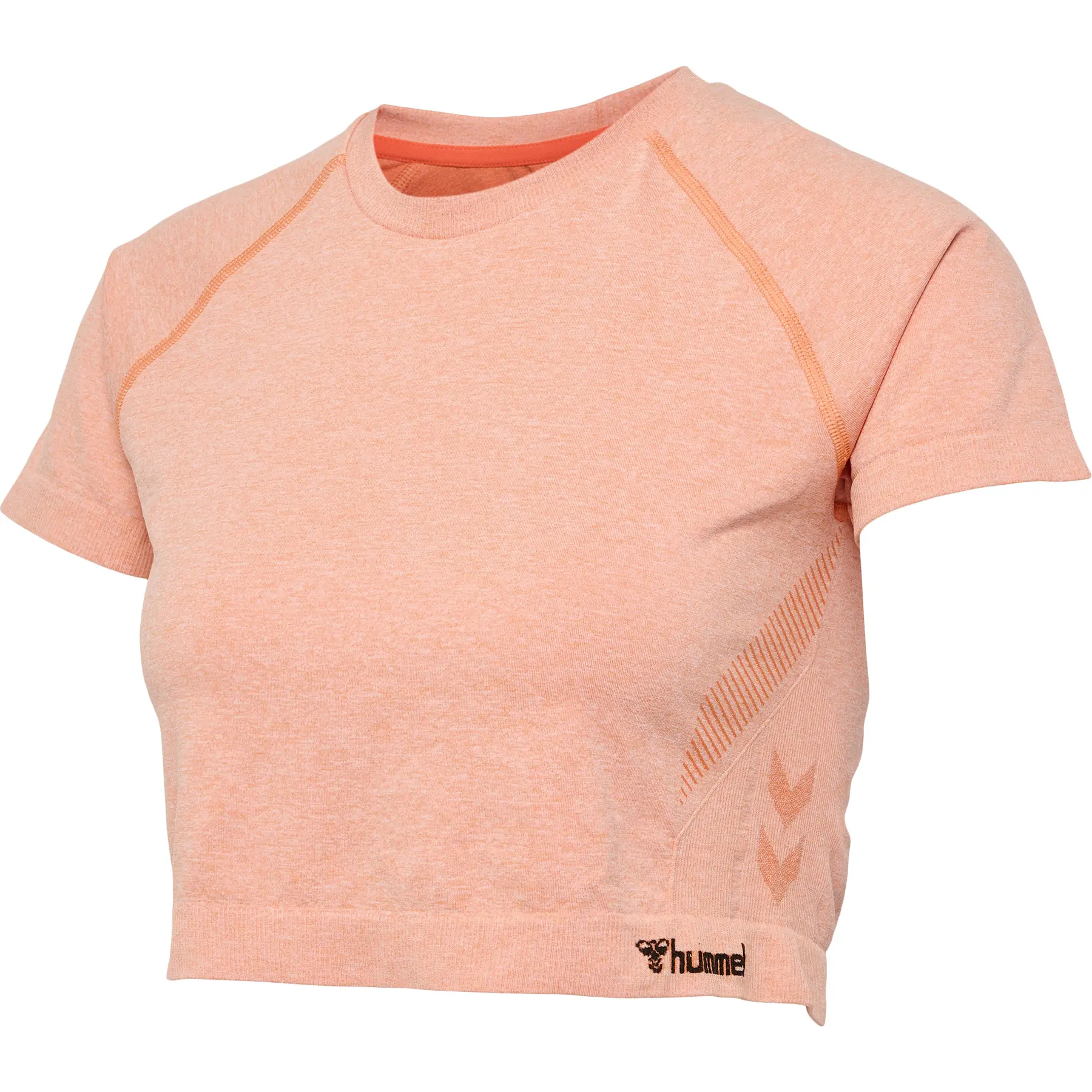 Nahtloses kurzes T-Shirt Frau Hummel CI
