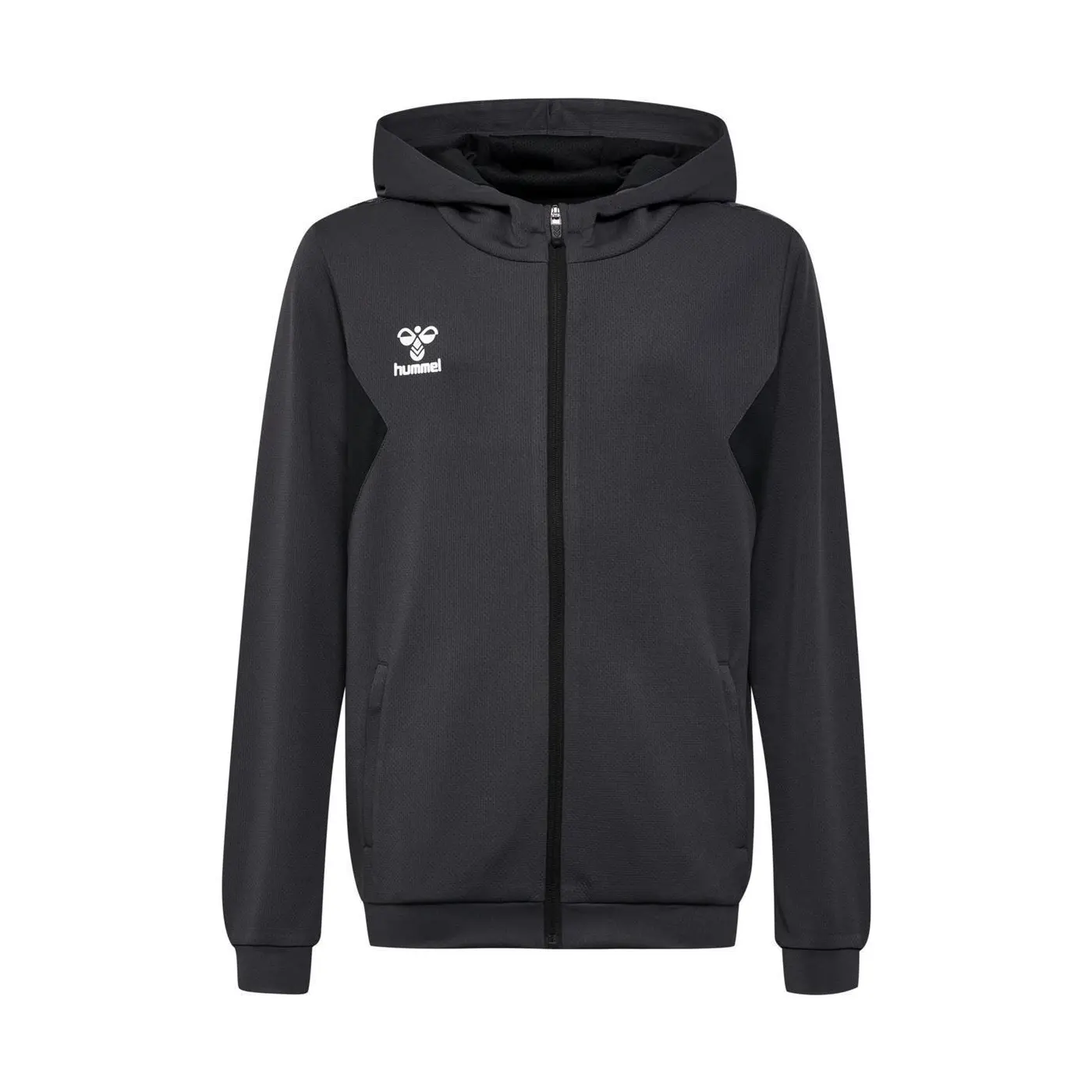 Kinder-Trainingsjacke mit Reißverschluss und Kapuze Hummel Authentic