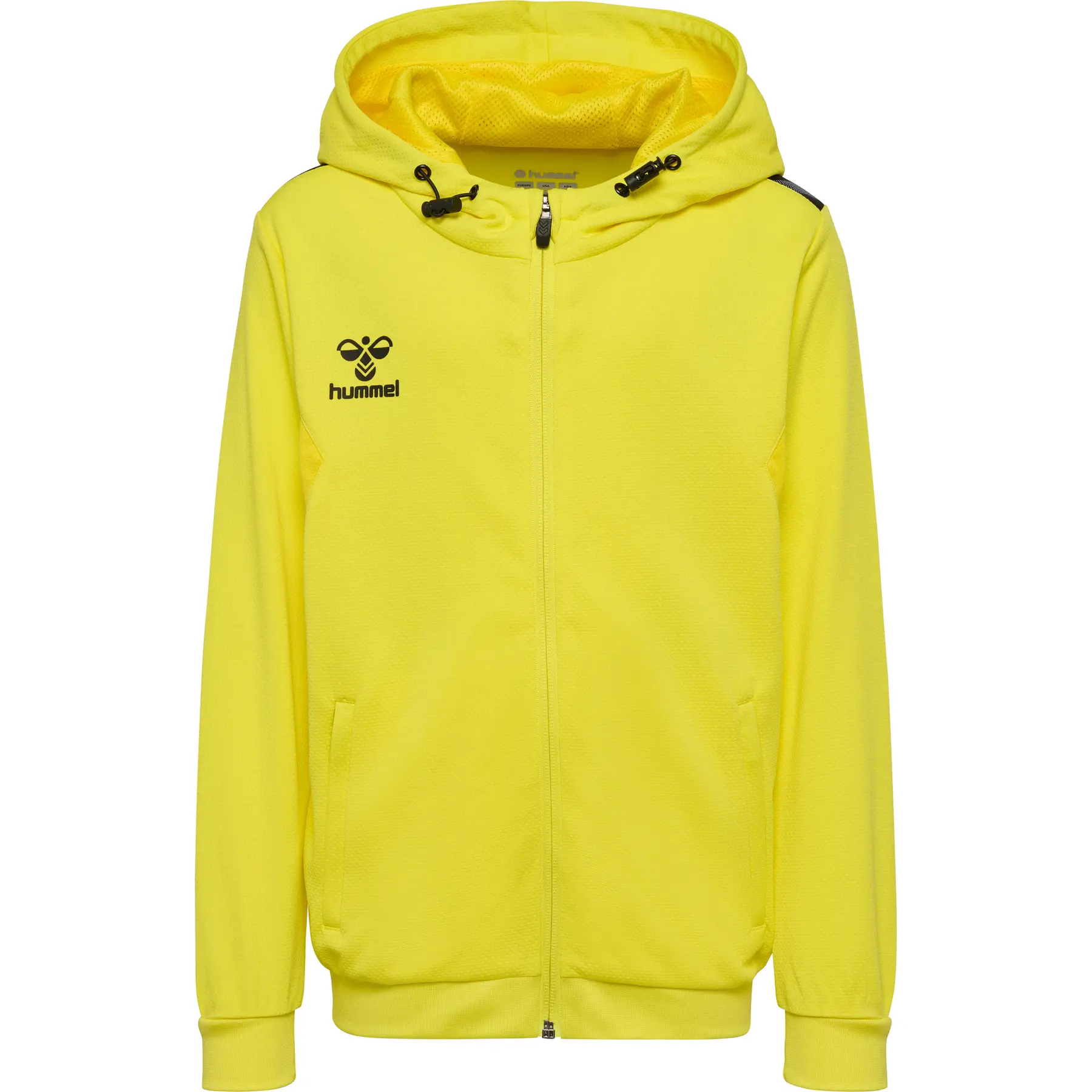 Kinder-Trainingsjacke mit Kapuze und Reißverschluss aus Polyester Hummel Authentic