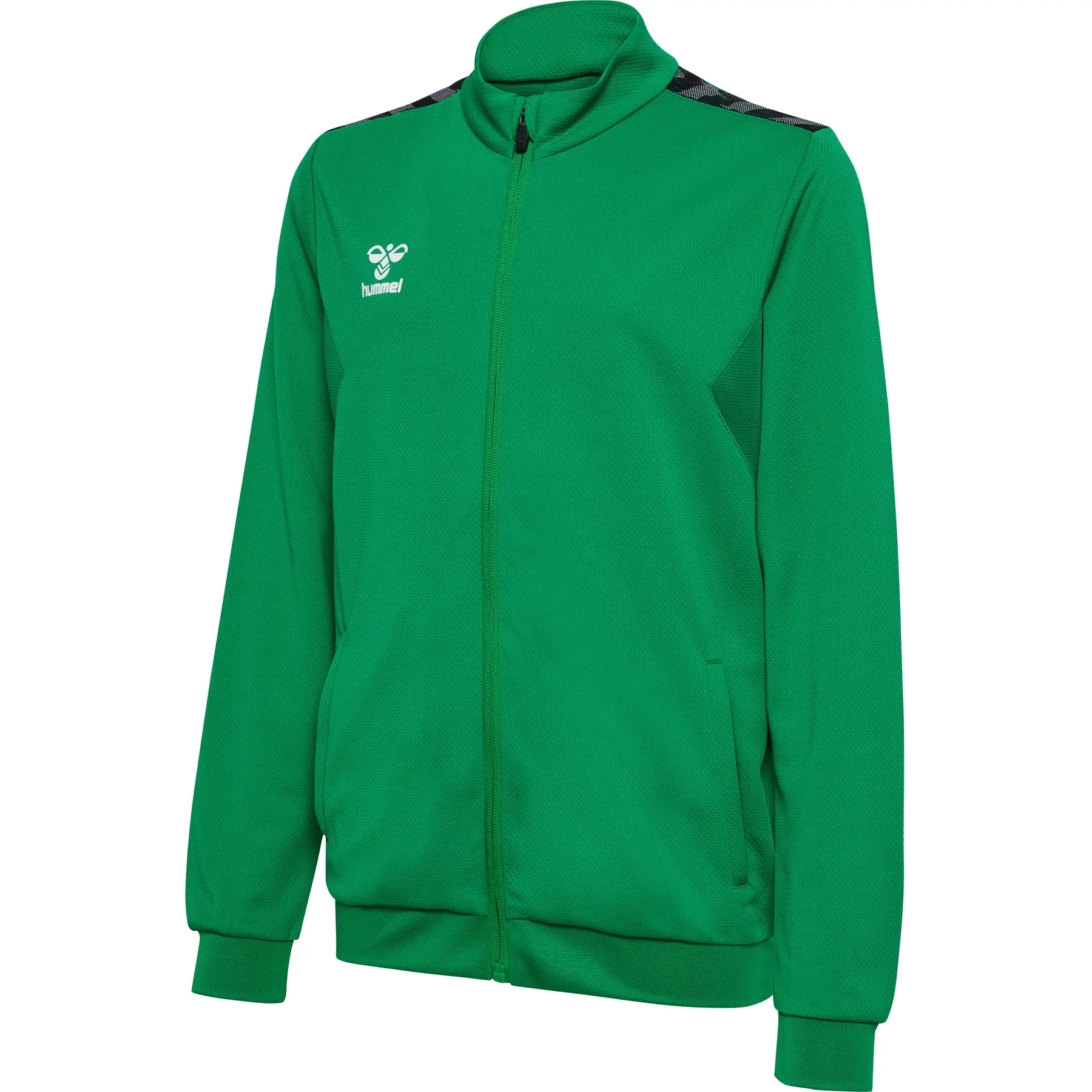 Kinder Polyester Zipper Trainingsjacke Hummel Authentic